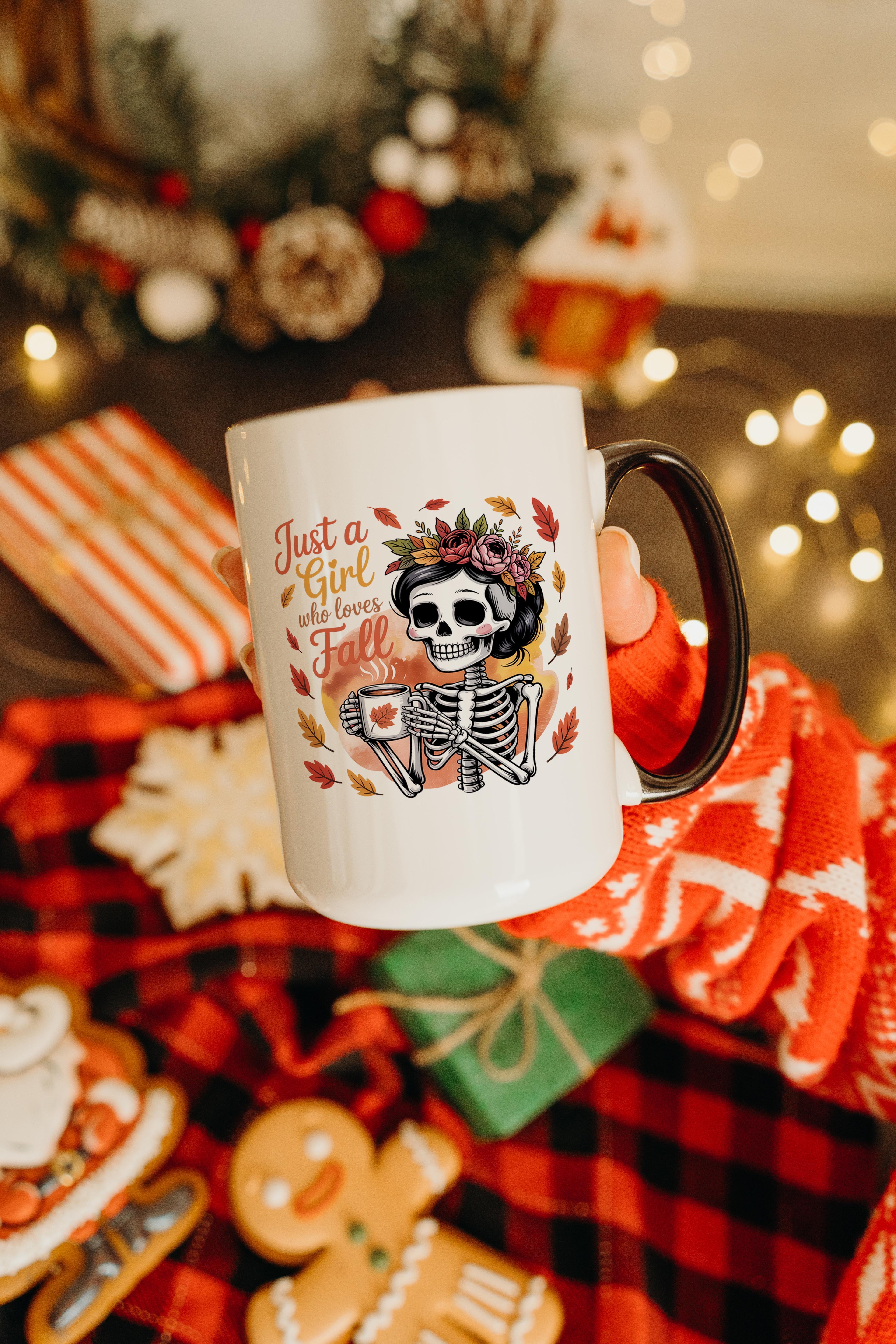 Just a Girl Who Loves Fall - Halloween Mug