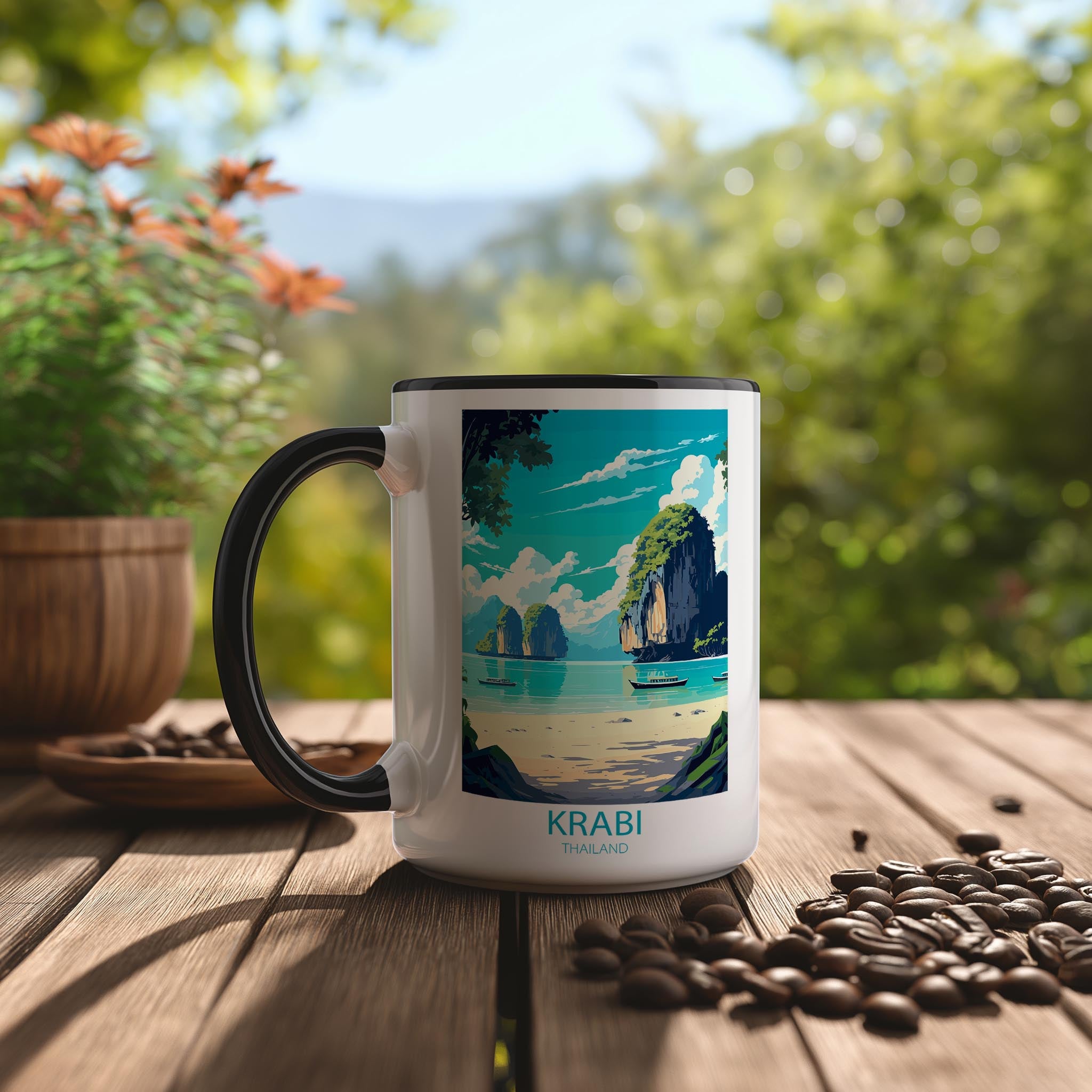 Krabi - Thailand - Beautiful Tourist Hotspots Mug