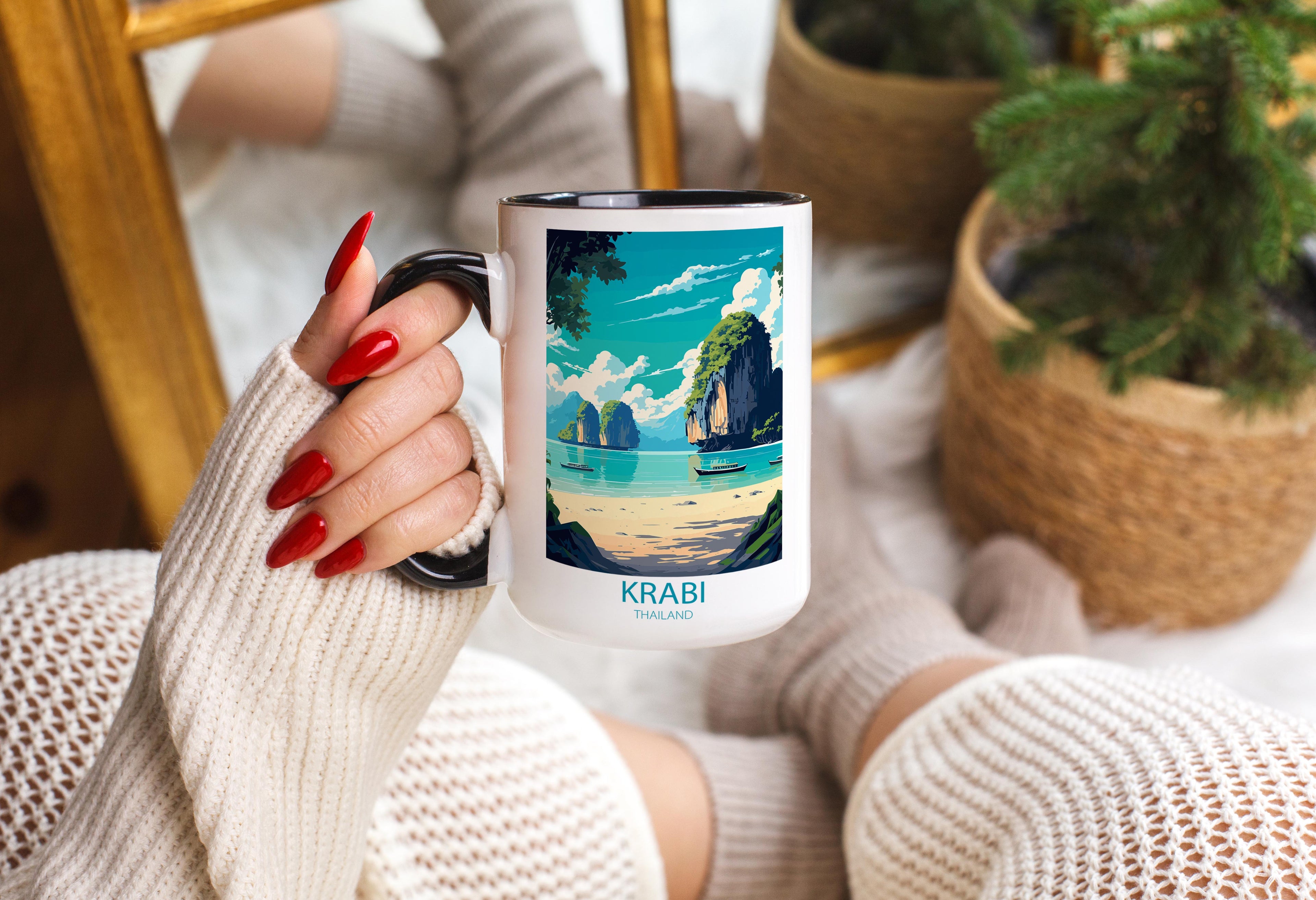 Krabi - Thailand - Beautiful Tourist Hotspots Mug