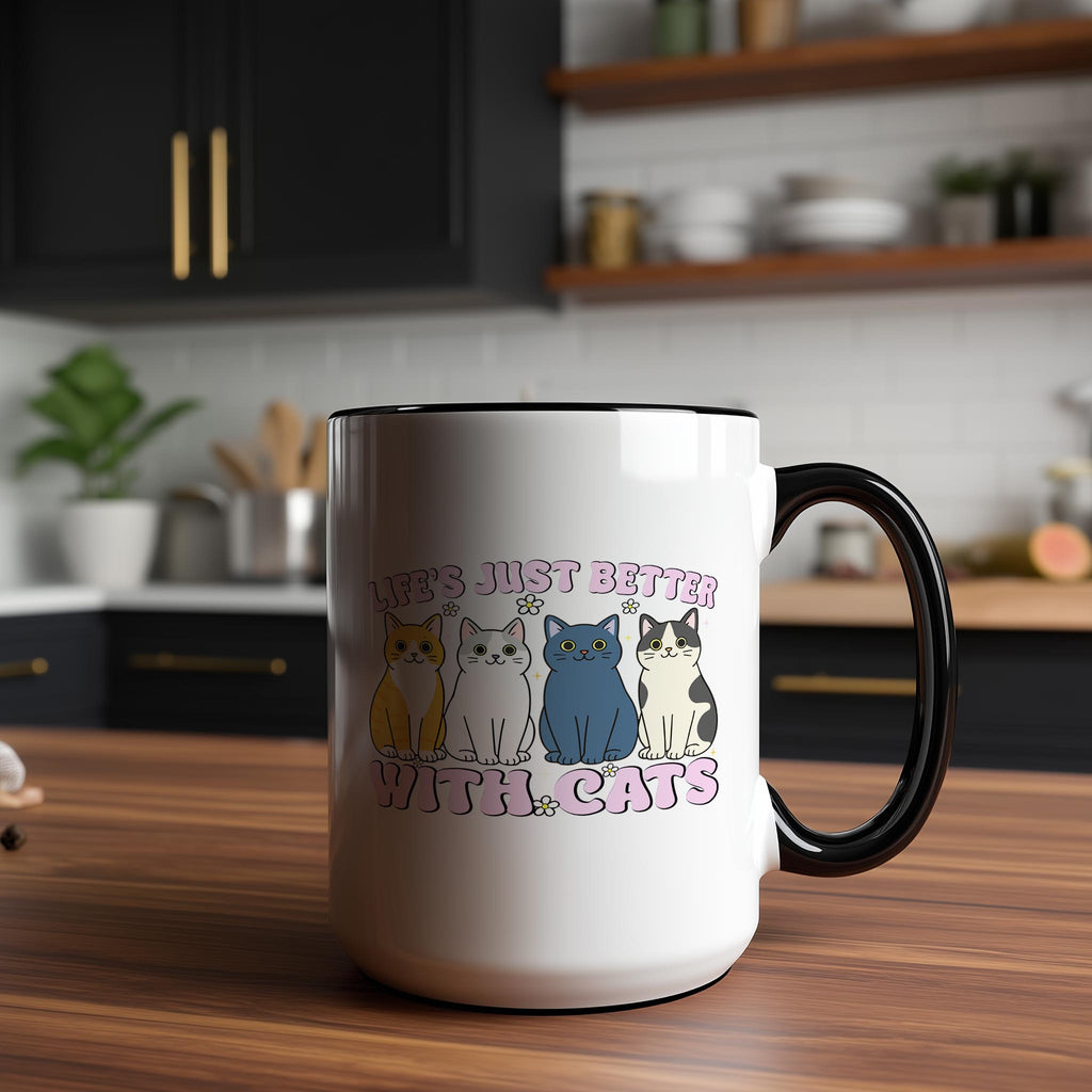 Life's Just Better with Cats - Pet Lovers Mug