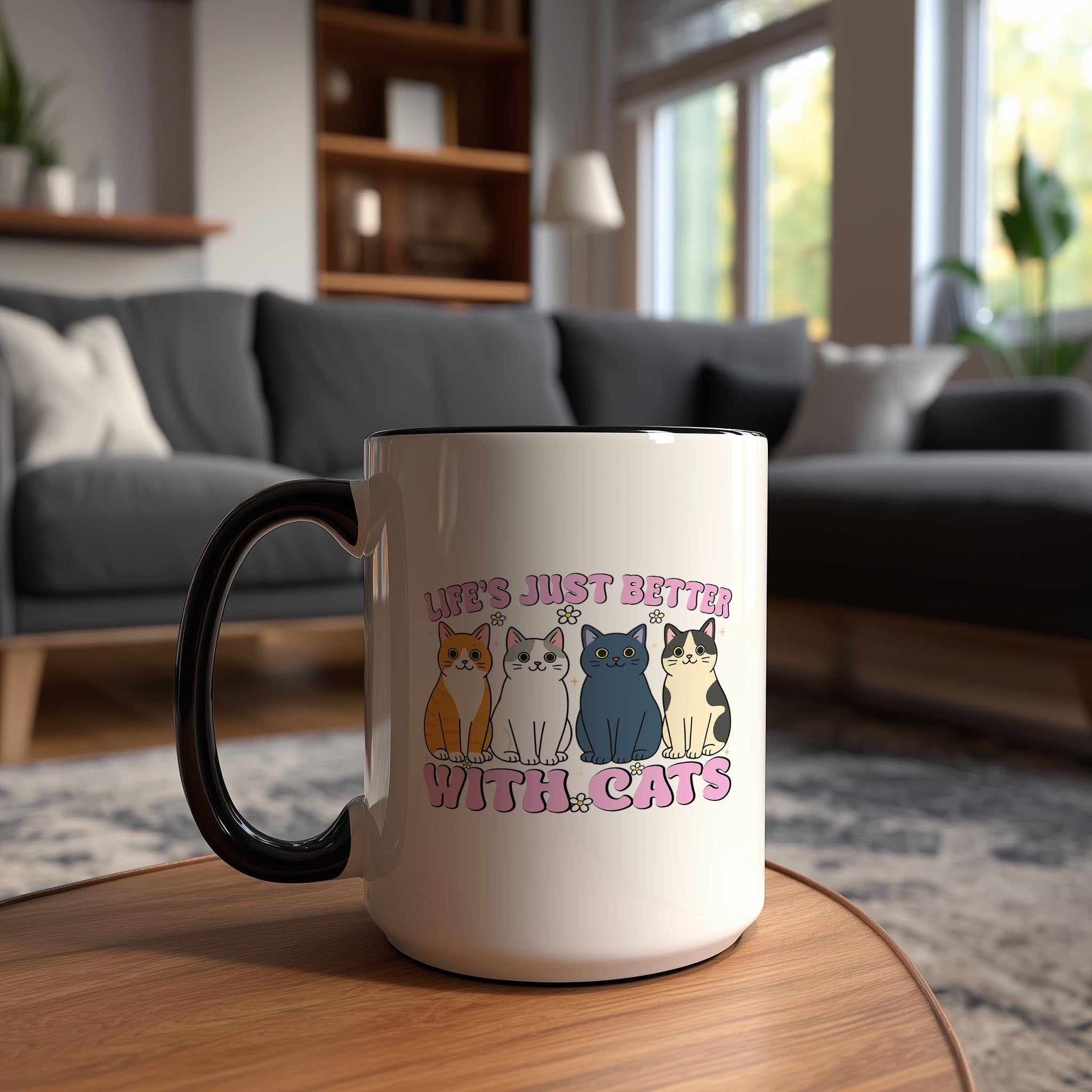Life's Just Better with Cats - Pet Lovers Mug