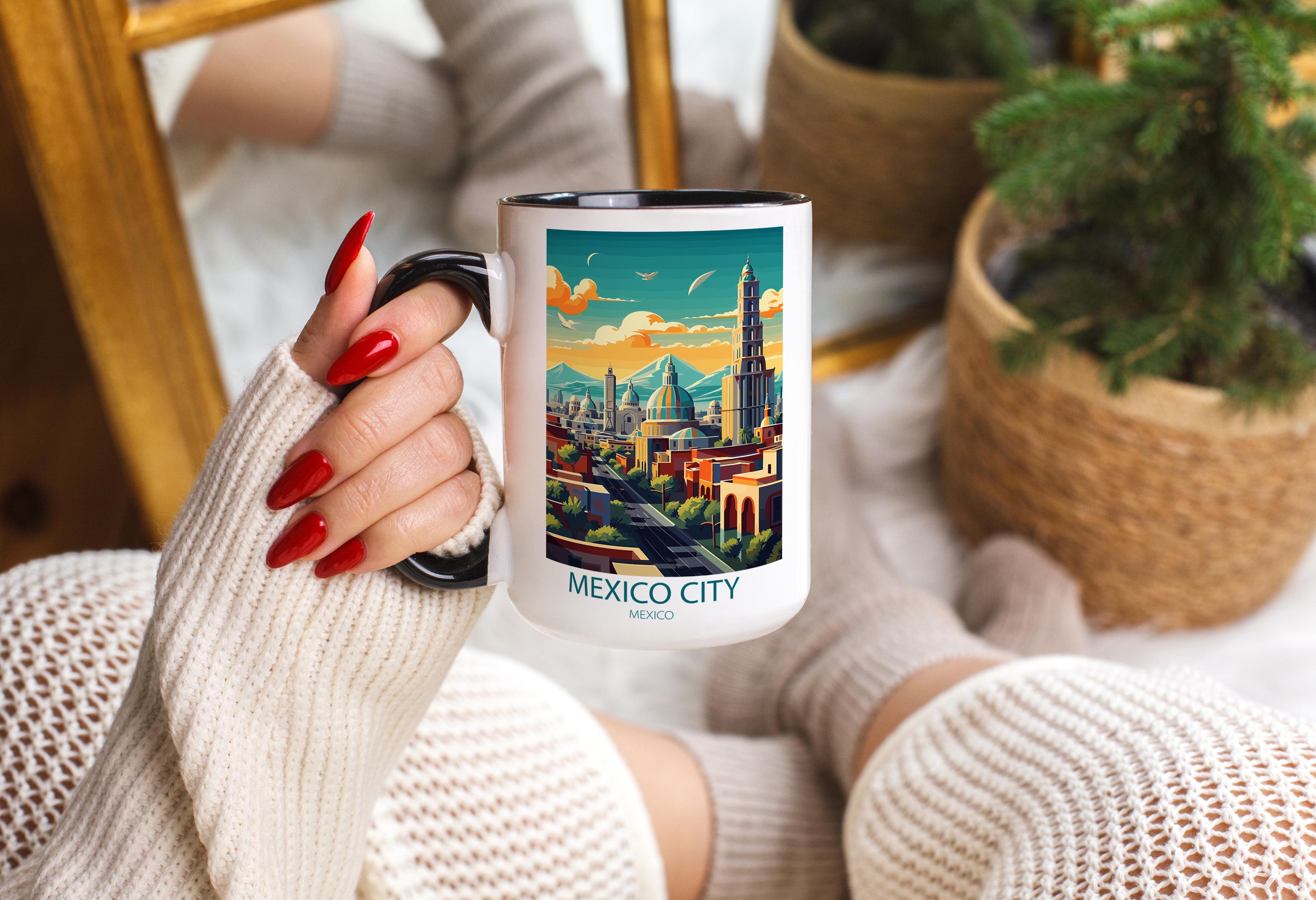 Mexico City - Mexico - Beautiful Tourist Hotspots Mug