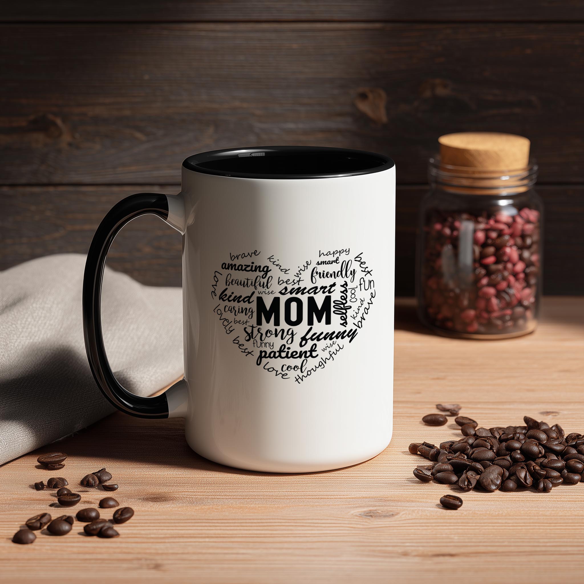 Mom Word Cloud - Home Life Mug