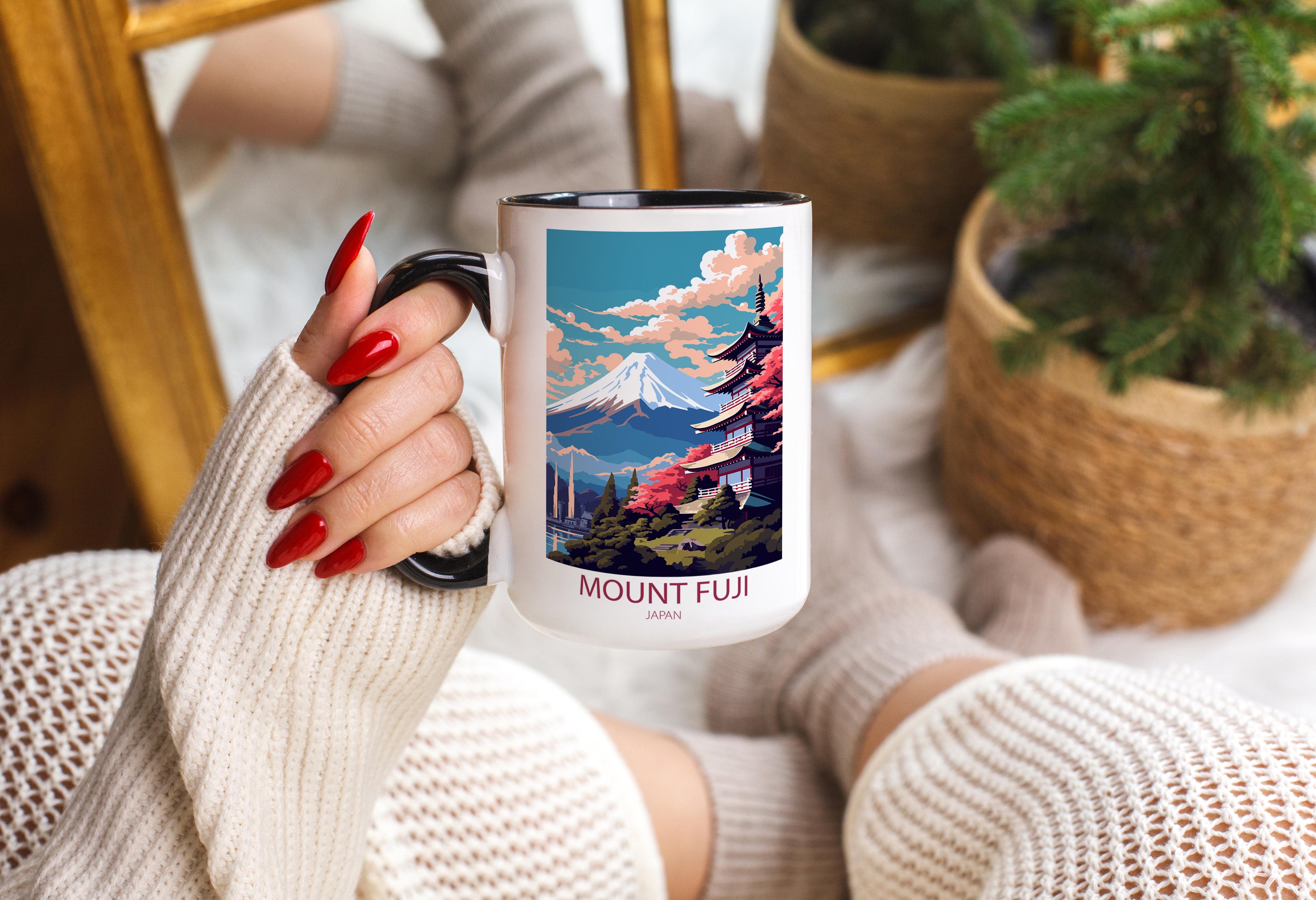 Mount Fuji - Japan - Beautiful Tourist Hotspots Mug