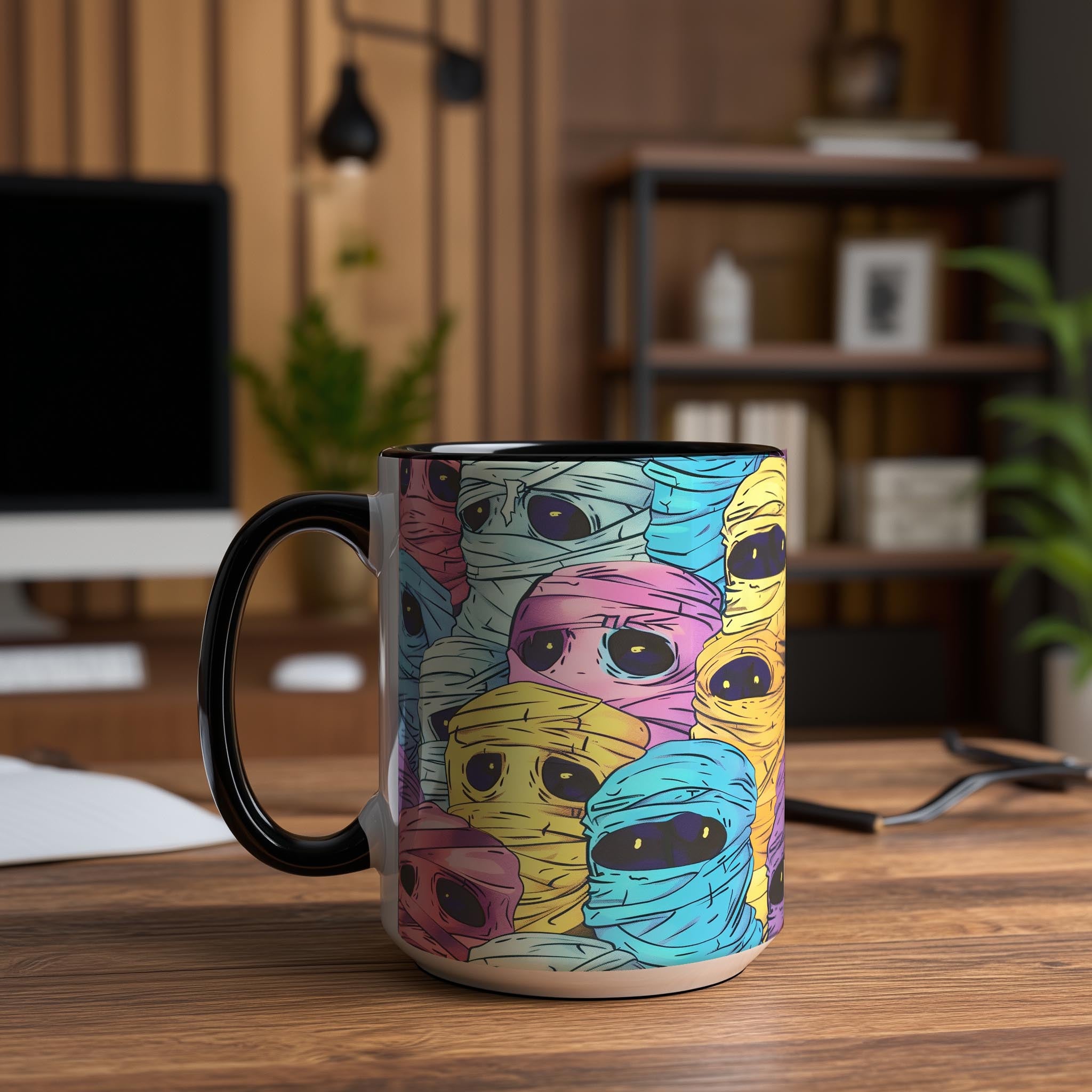Colorful Mummies - Halloween Mug