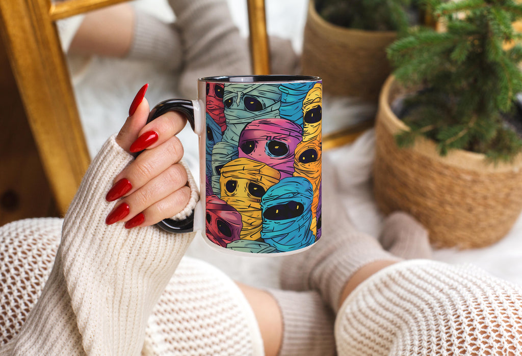 Colorful Mummies - Halloween Mug