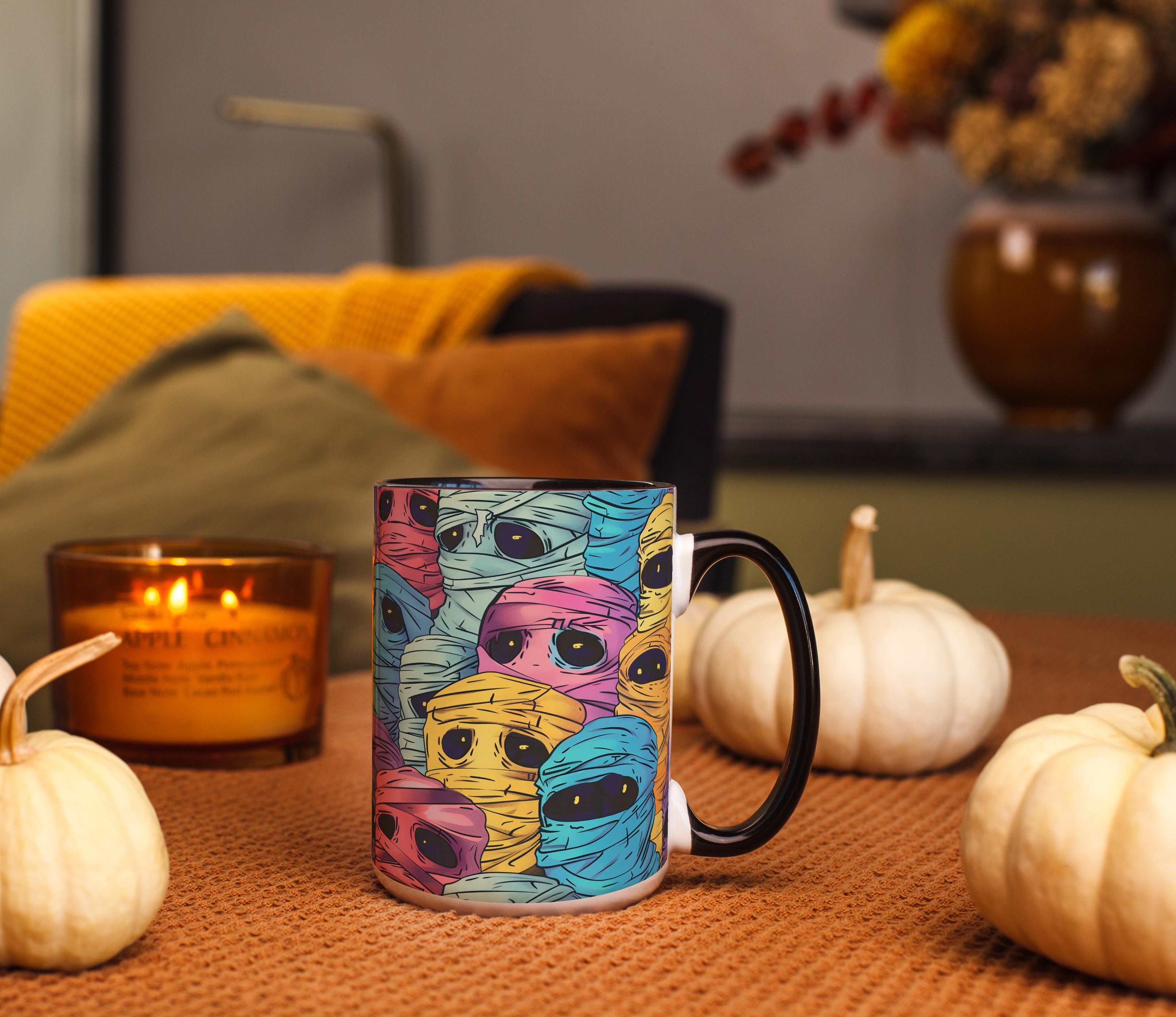 Colorful Mummies - Halloween Mug