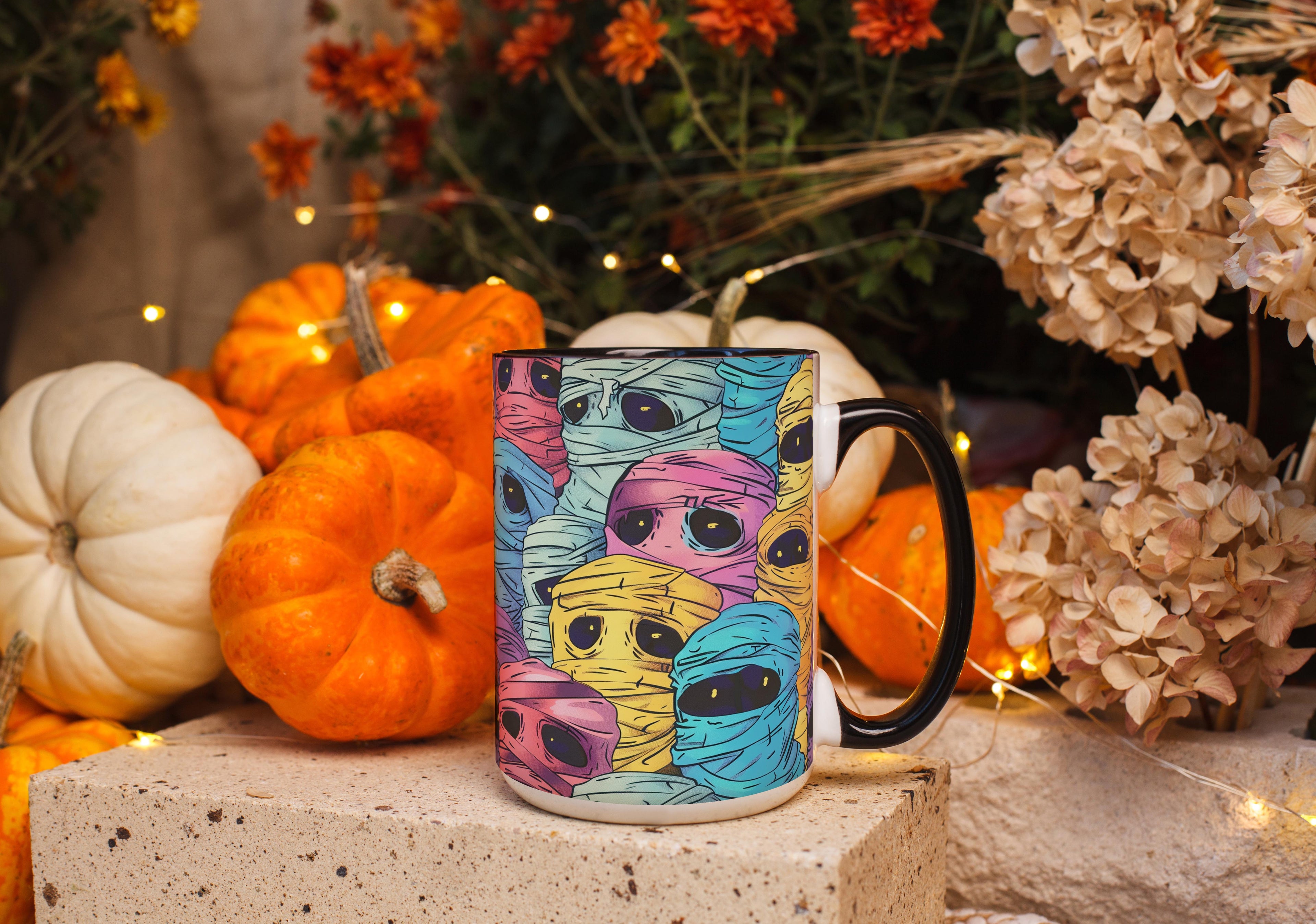 Colorful Mummies - Halloween Mug