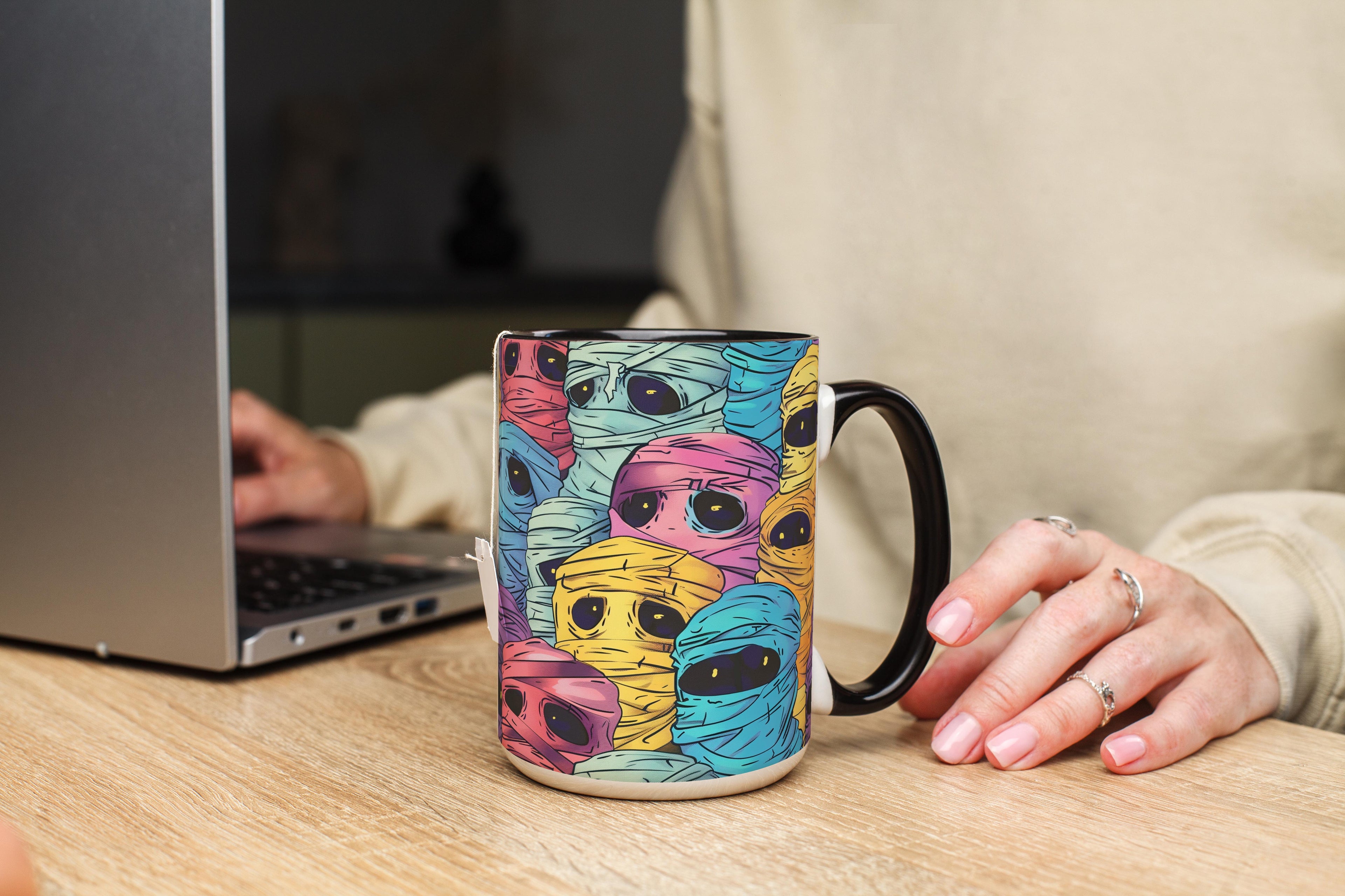 Colorful Mummies - Halloween Mug