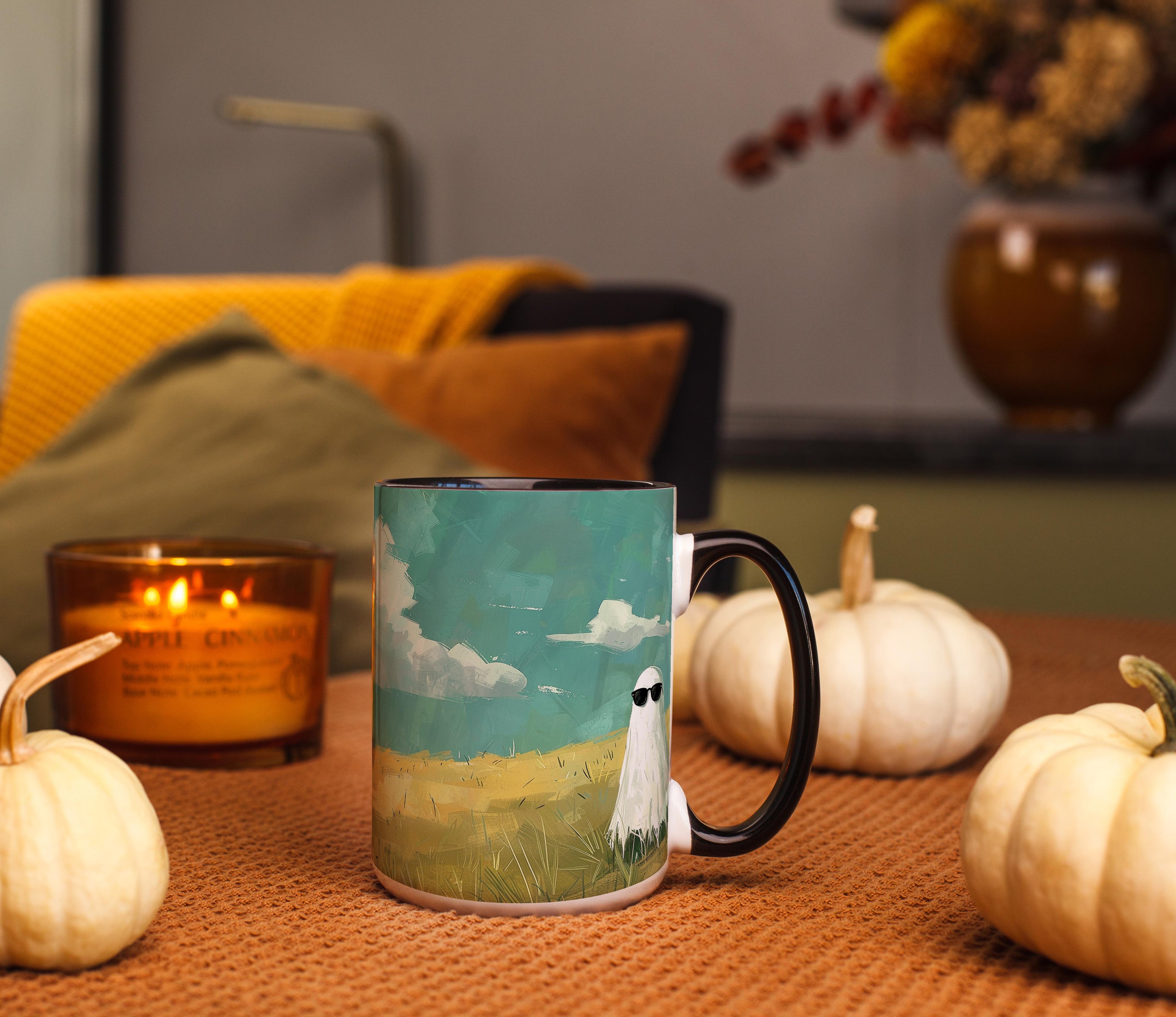 Cool Ghost Guy - Halloween Mug