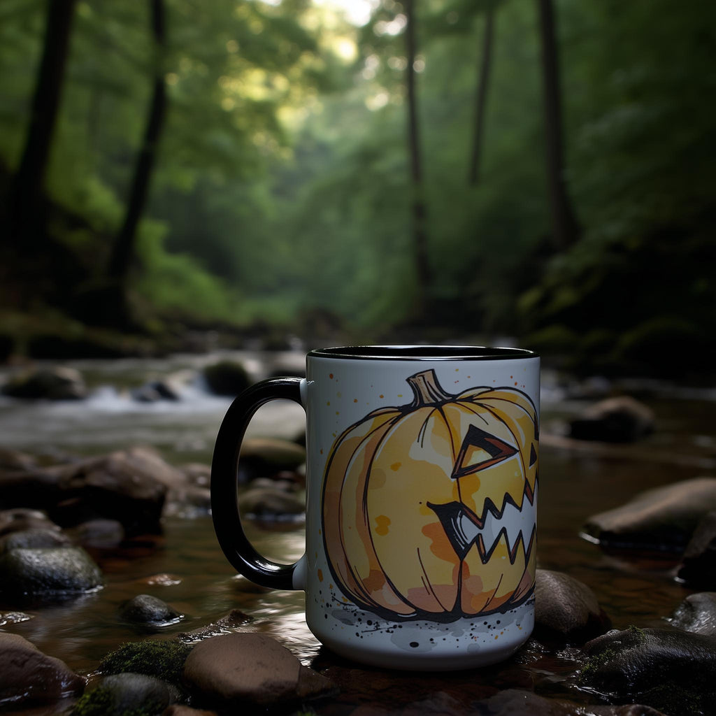 Pumpkin Eating Ghosts - Halloween Mug