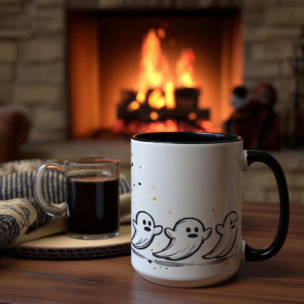 Pumpkin Eating Ghosts - Halloween Mug