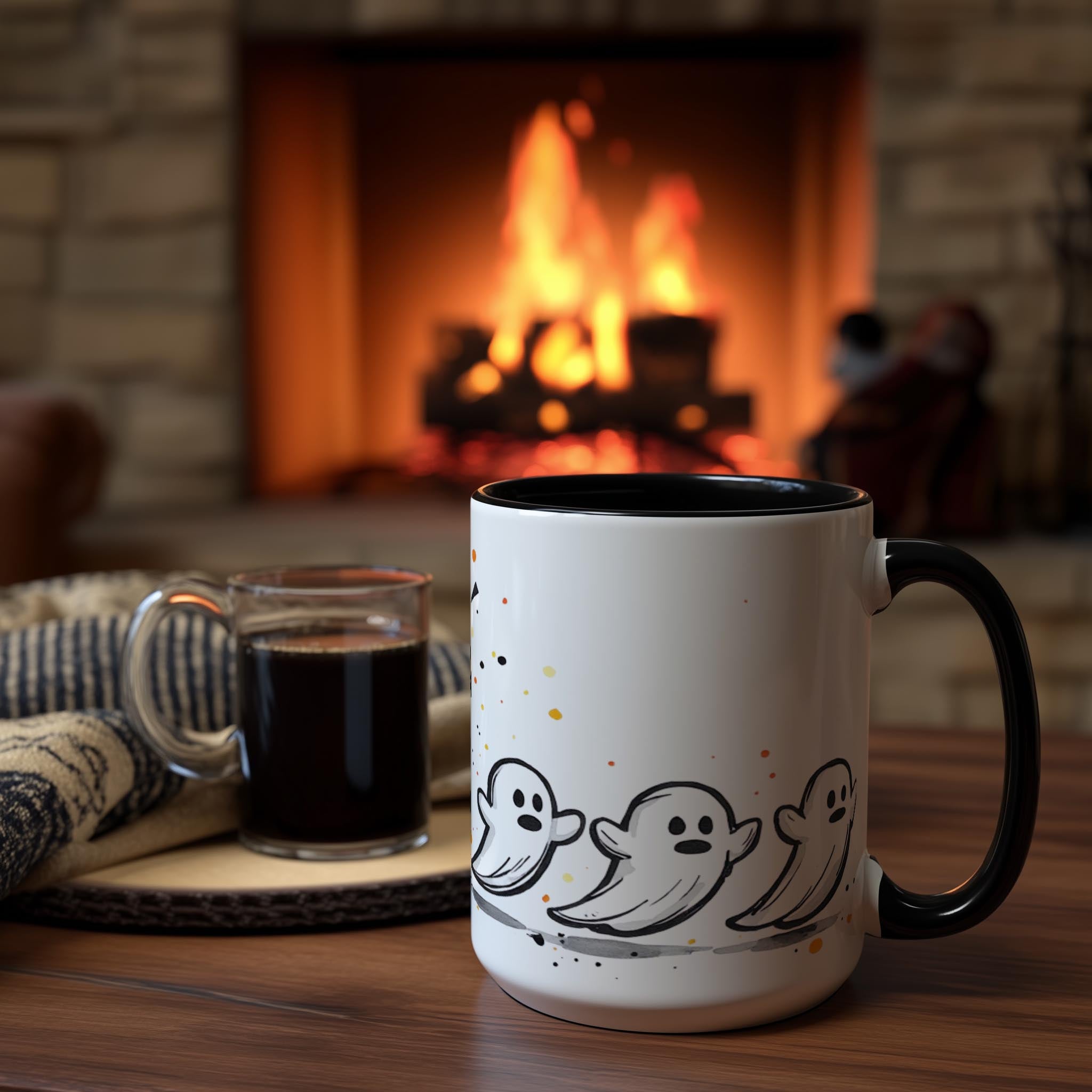 Pumpkin Eating Ghosts - Halloween Mug