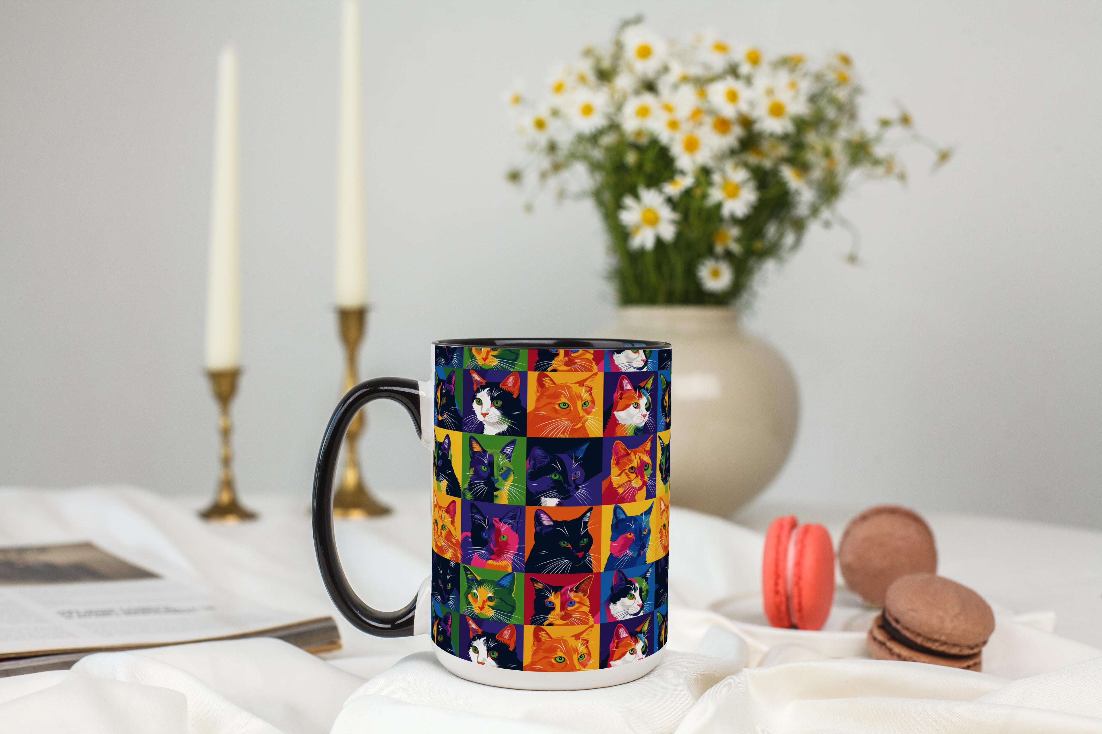 Pop Art Cats - Pet Lovers Mug
