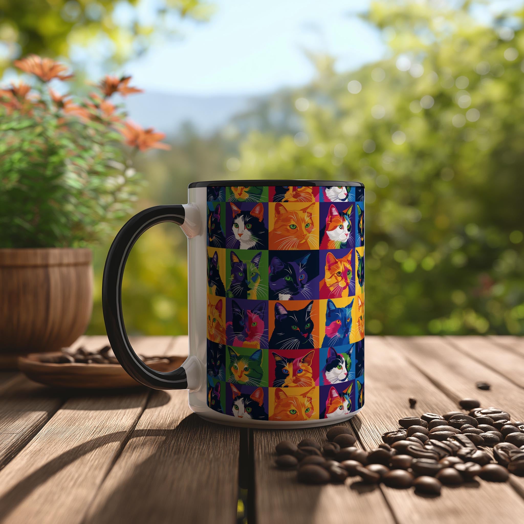 Pop Art Cats - Pet Lovers Mug