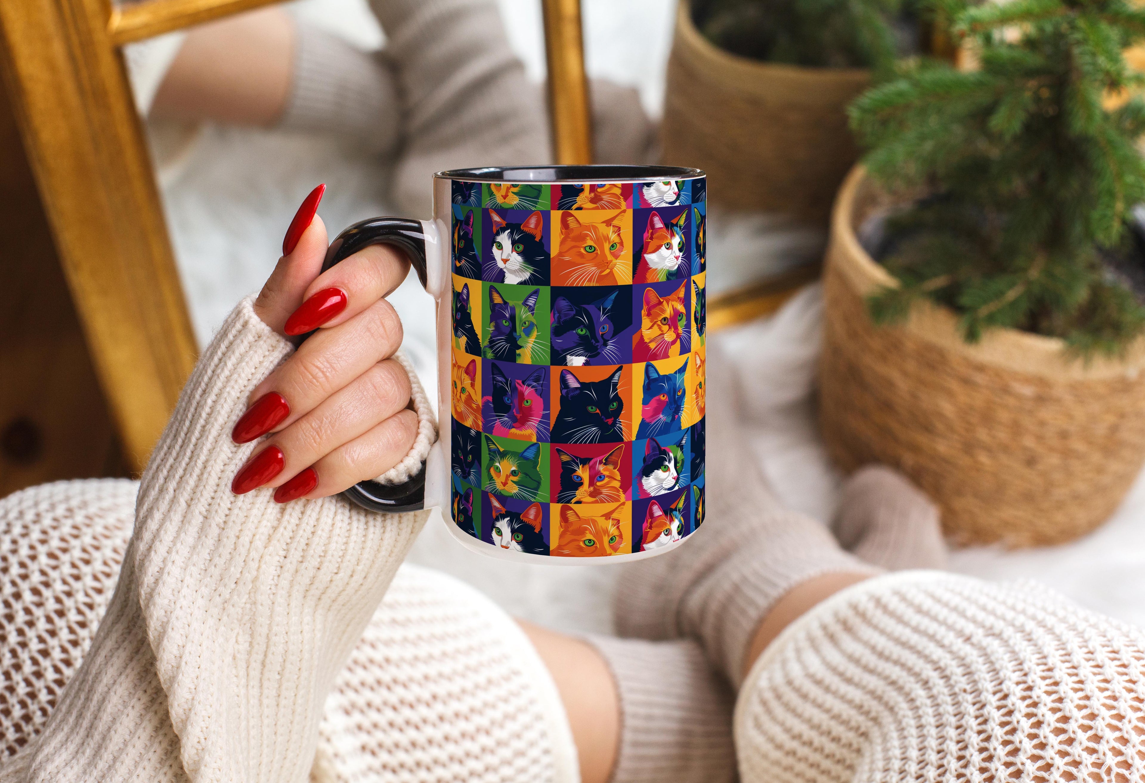 Pop Art Cats - Pet Lovers Mug