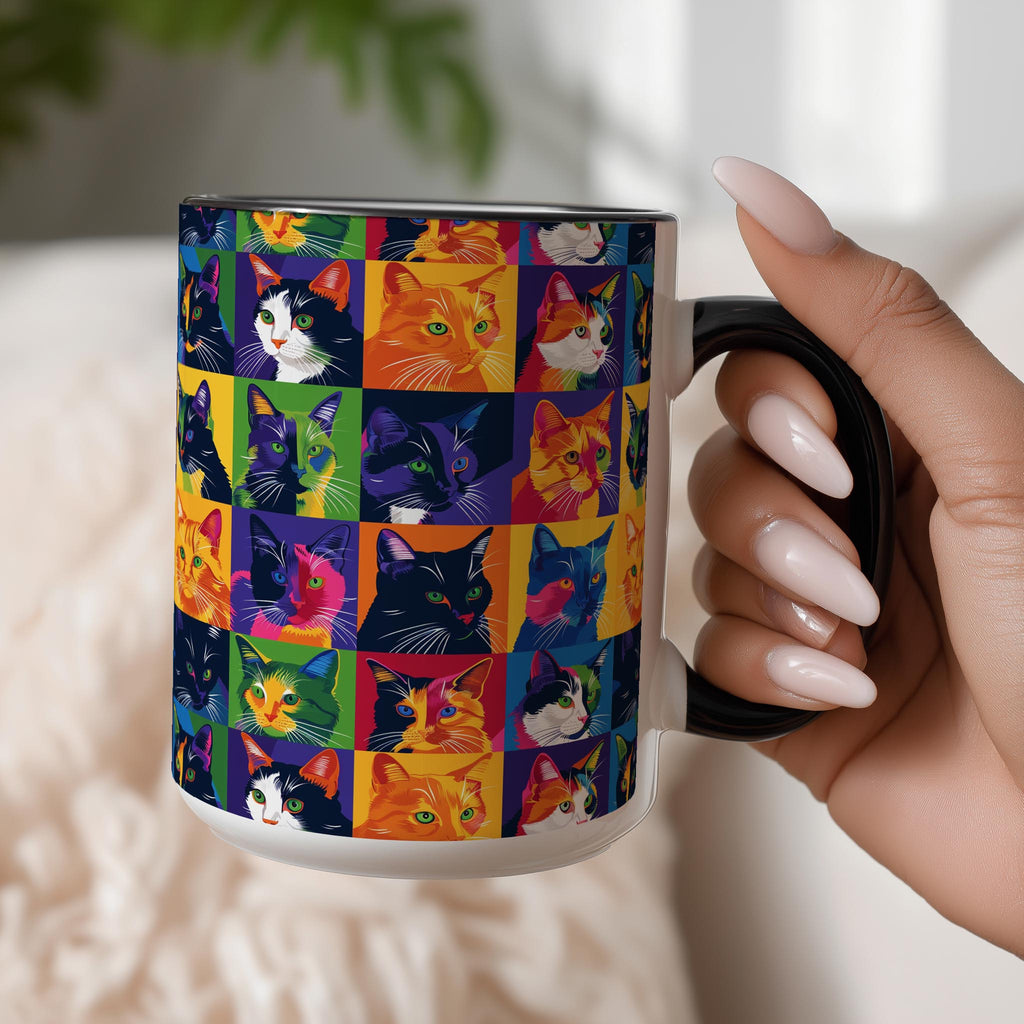 Pop Art Cats - Pet Lovers Mug