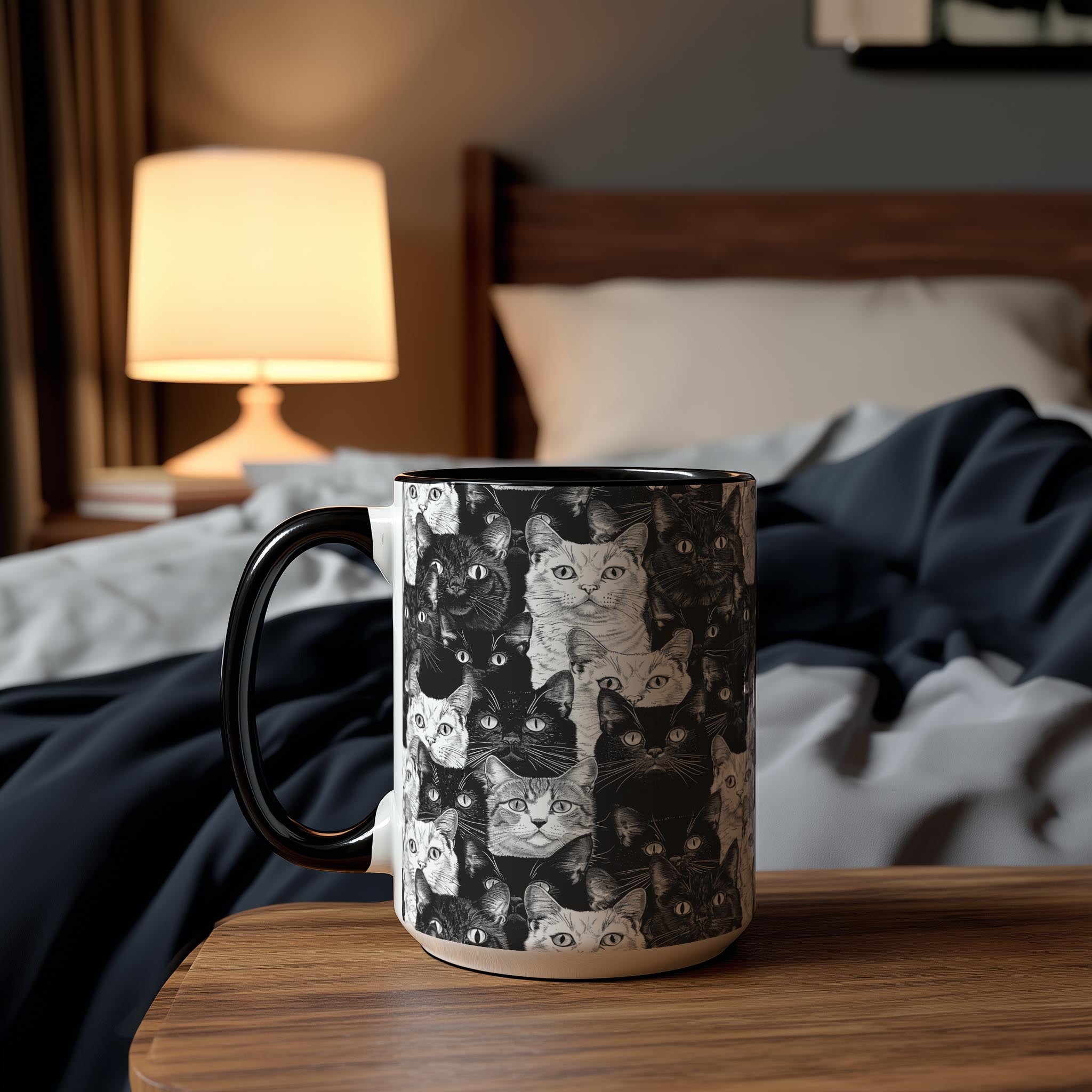 Sketch Cat Crowd - Pet Lovers Mug