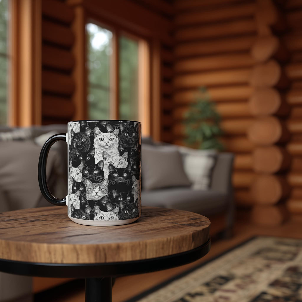 Sketch Cat Crowd - Pet Lovers Mug