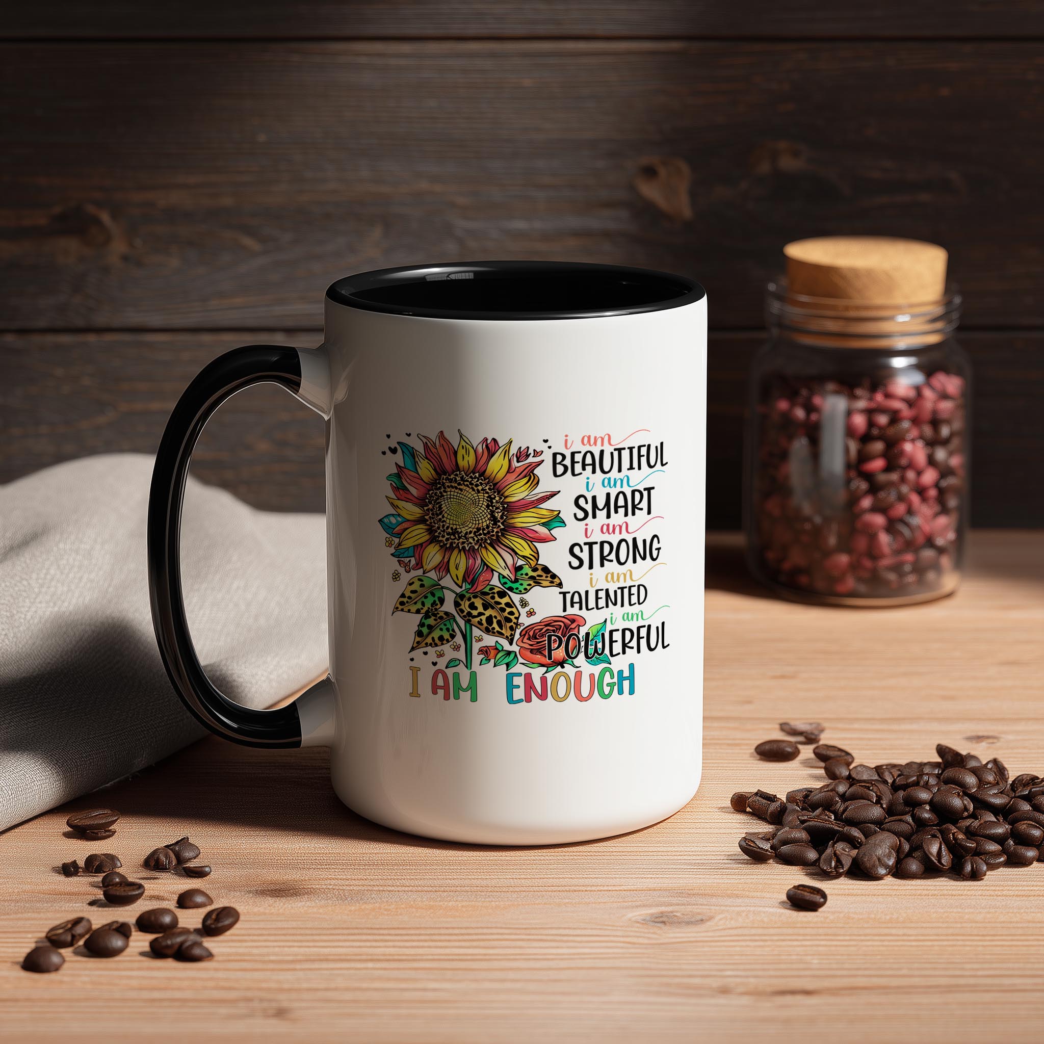 I Am Enough - Affirmation and Motivation Mug