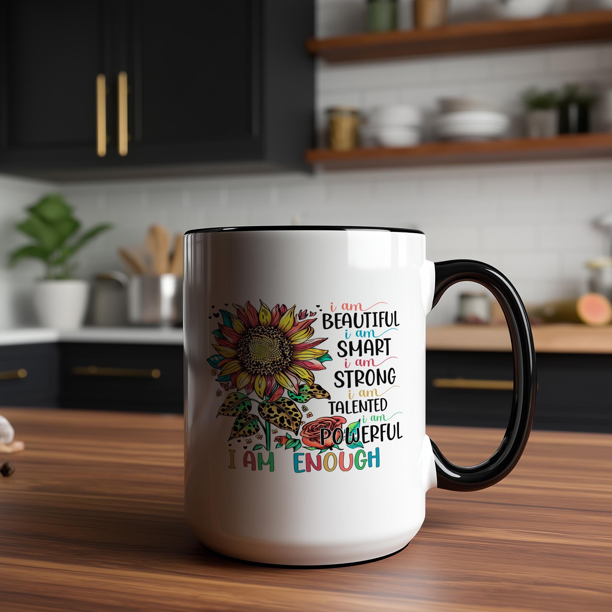 I Am Enough - Affirmation and Motivation Mug