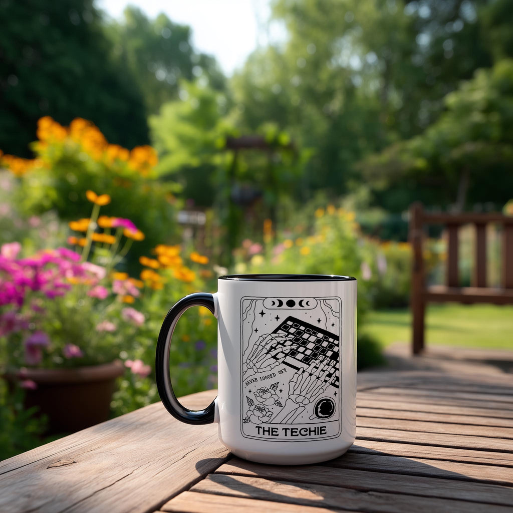 The Techie - Skeleton Tarot Card - Halloween Mug