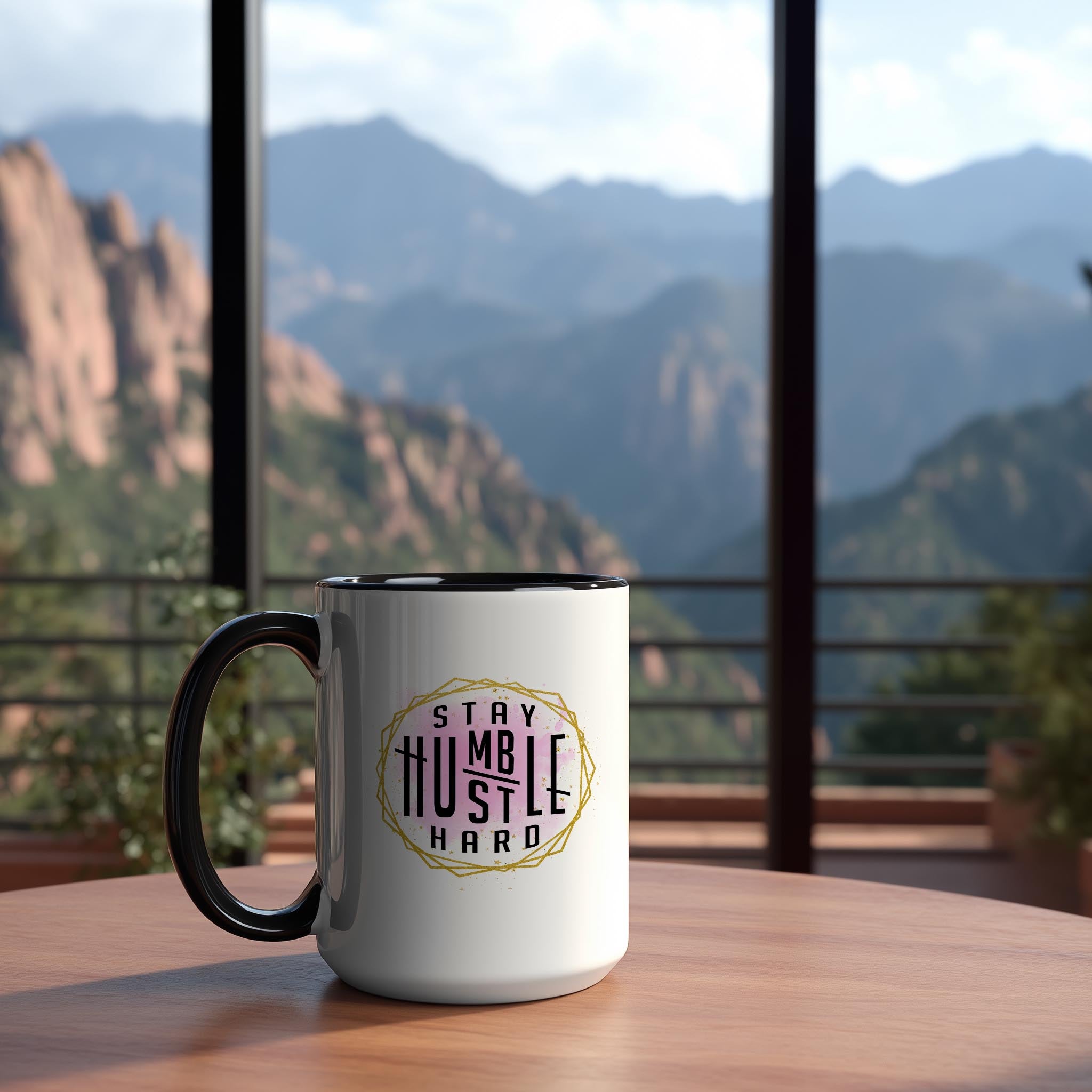Stay Humble. Hustle Hard - Affirmation and Motivation Mug
