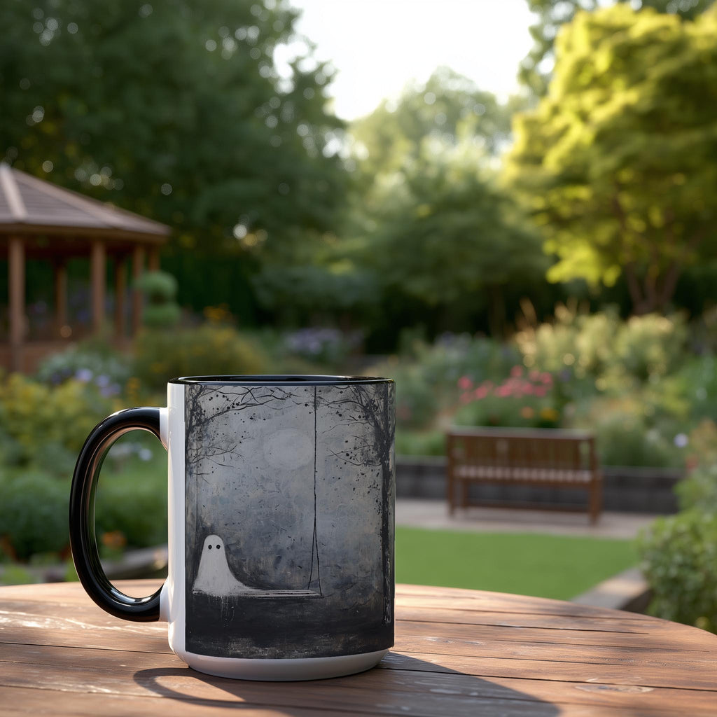 Ghosts on a Swing - Halloween Mug