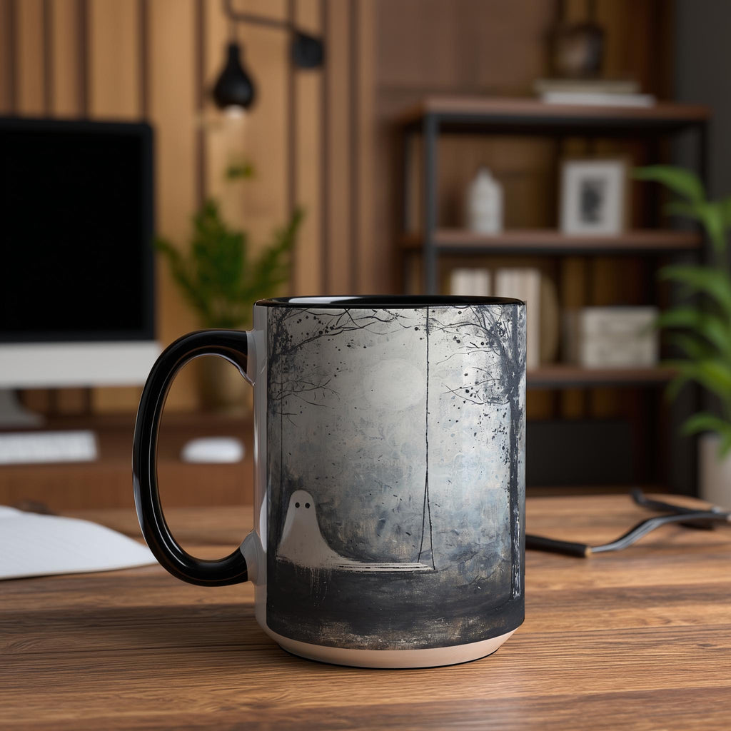 Ghosts on a Swing - Halloween Mug