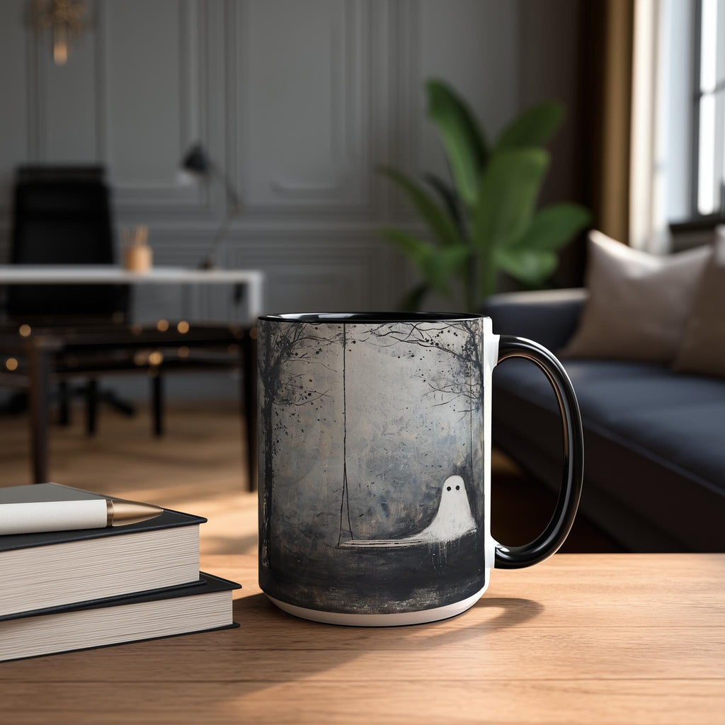 Ghosts on a Swing - Halloween Mug