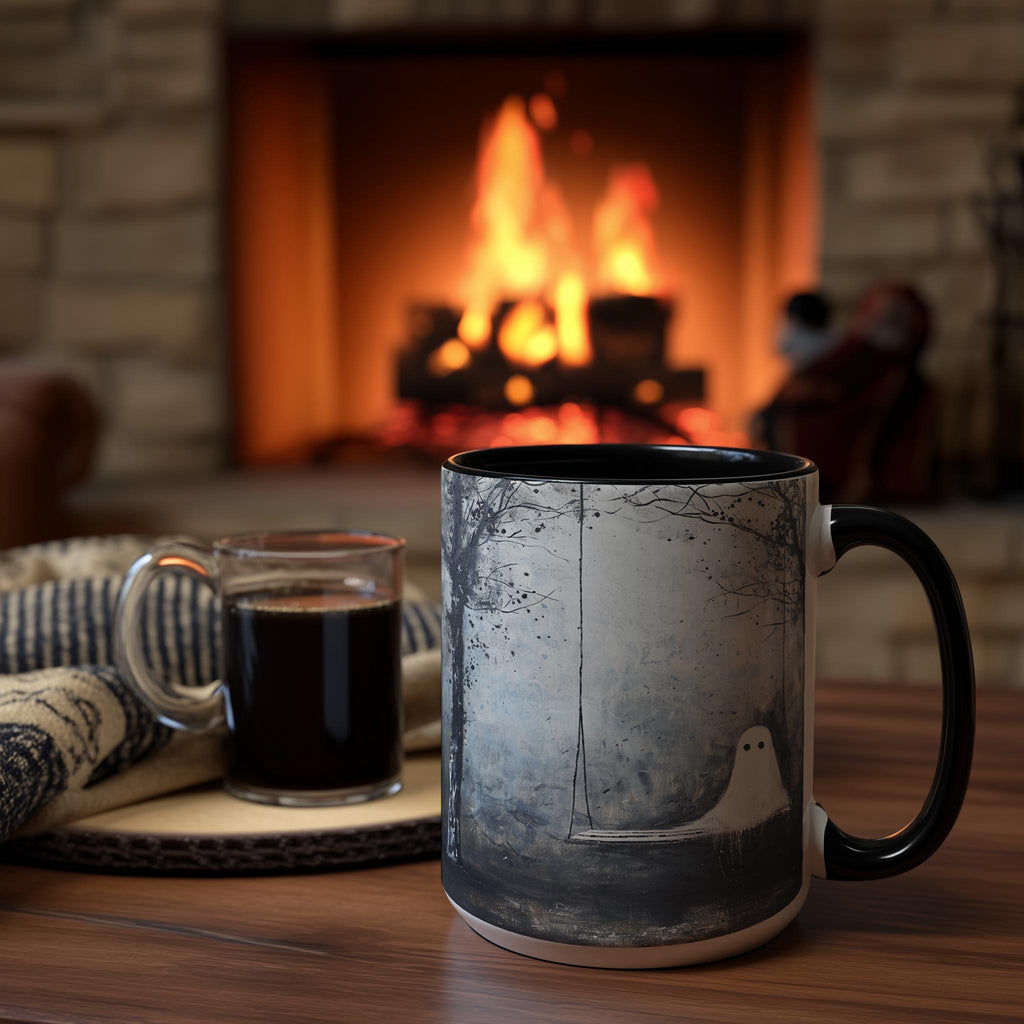 Ghosts on a Swing - Halloween Mug
