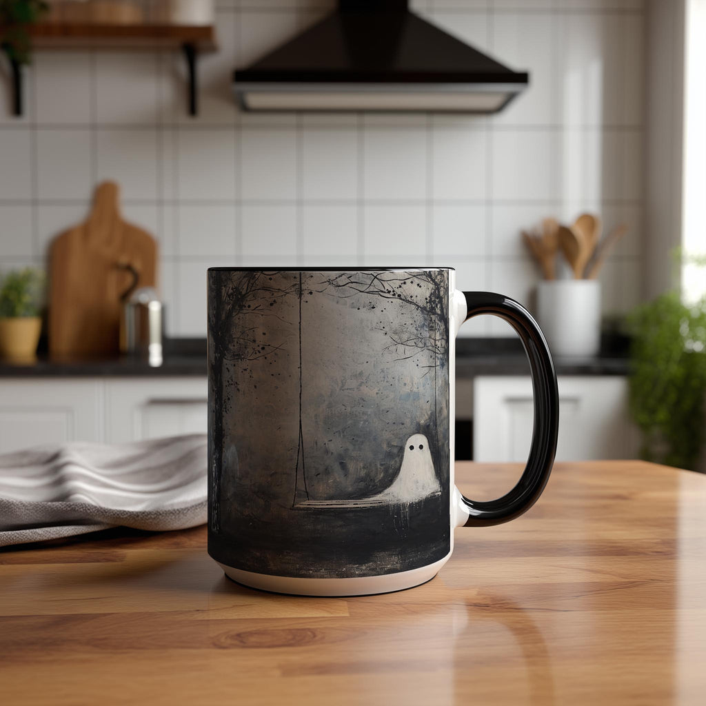 Ghosts on a Swing - Halloween Mug