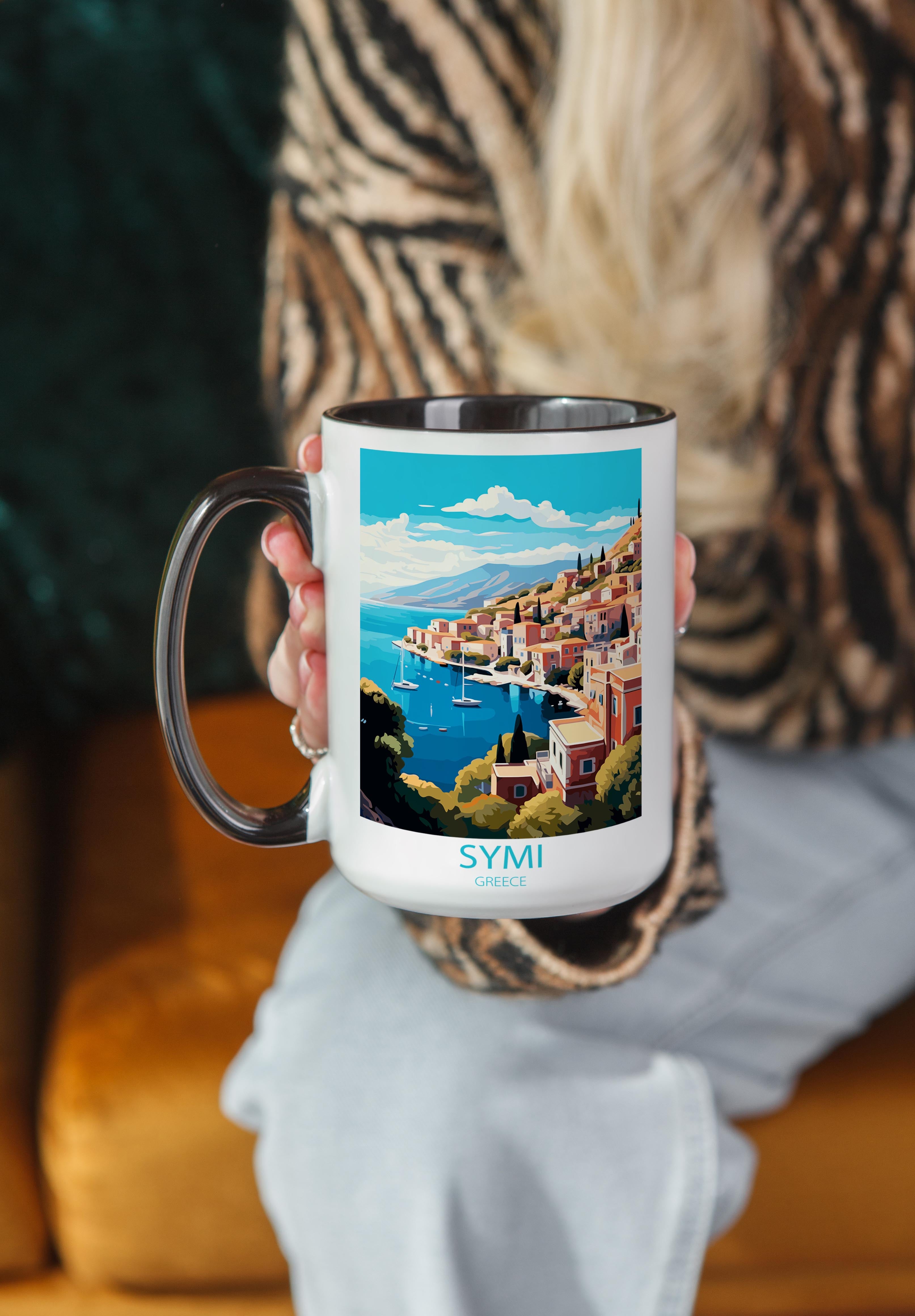 Symi - Greece - Beautiful Tourist Hotspots Mug