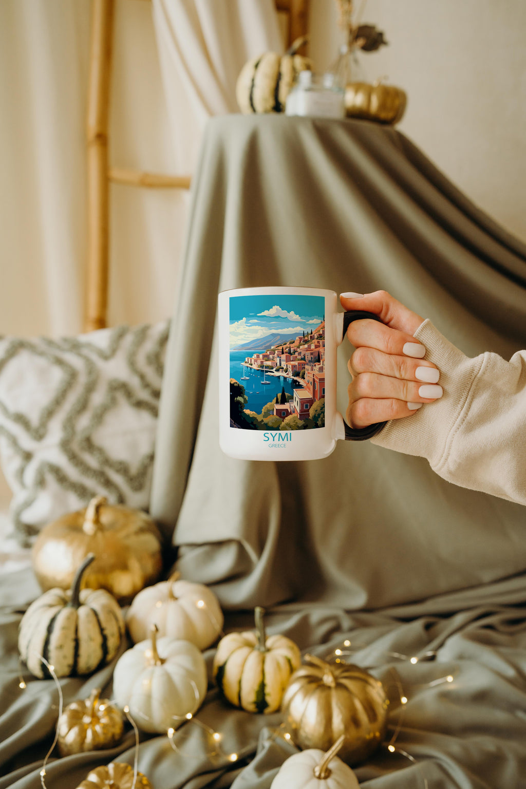 Symi - Greece - Beautiful Tourist Hotspots Mug