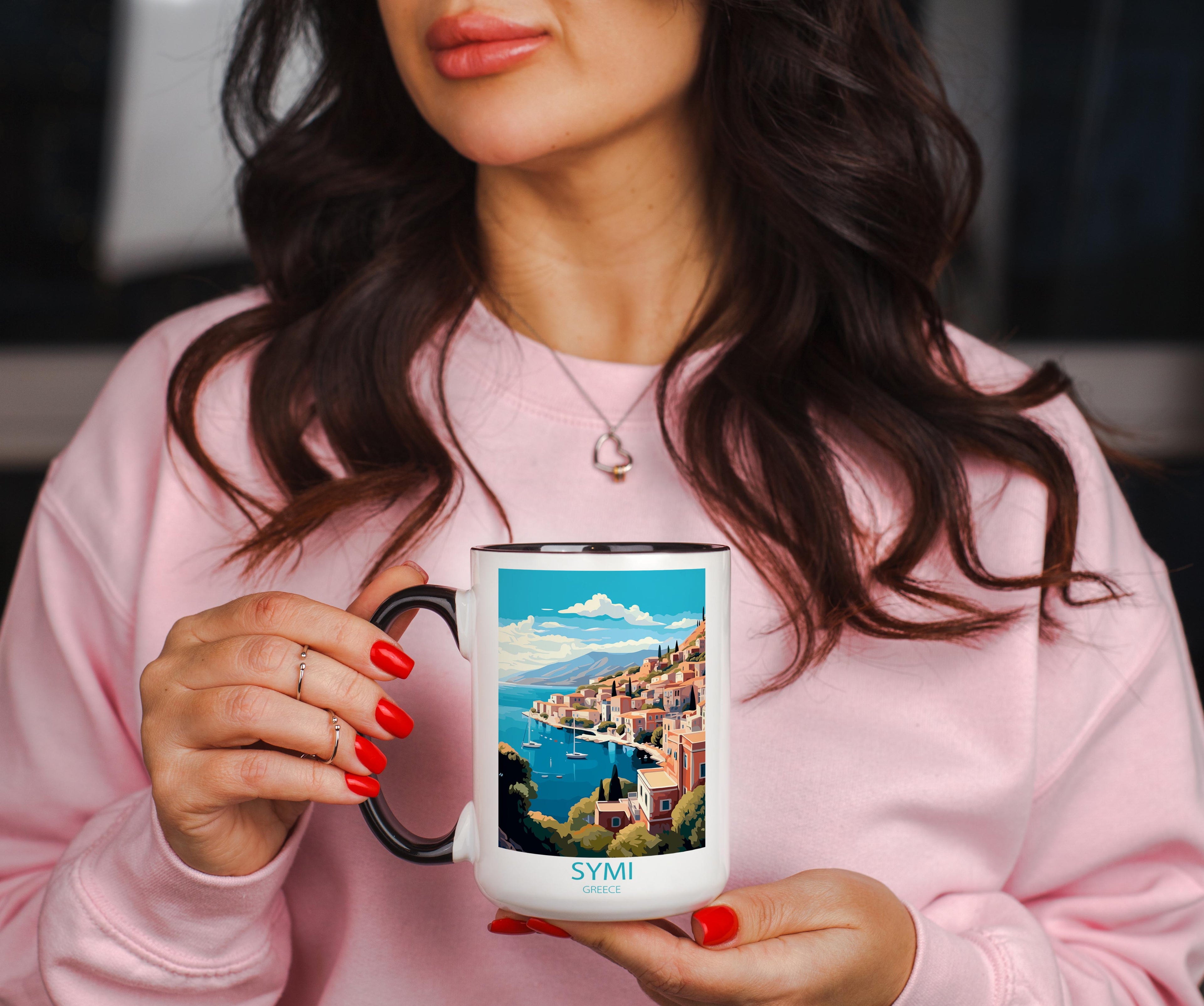 Symi - Greece - Beautiful Tourist Hotspots Mug