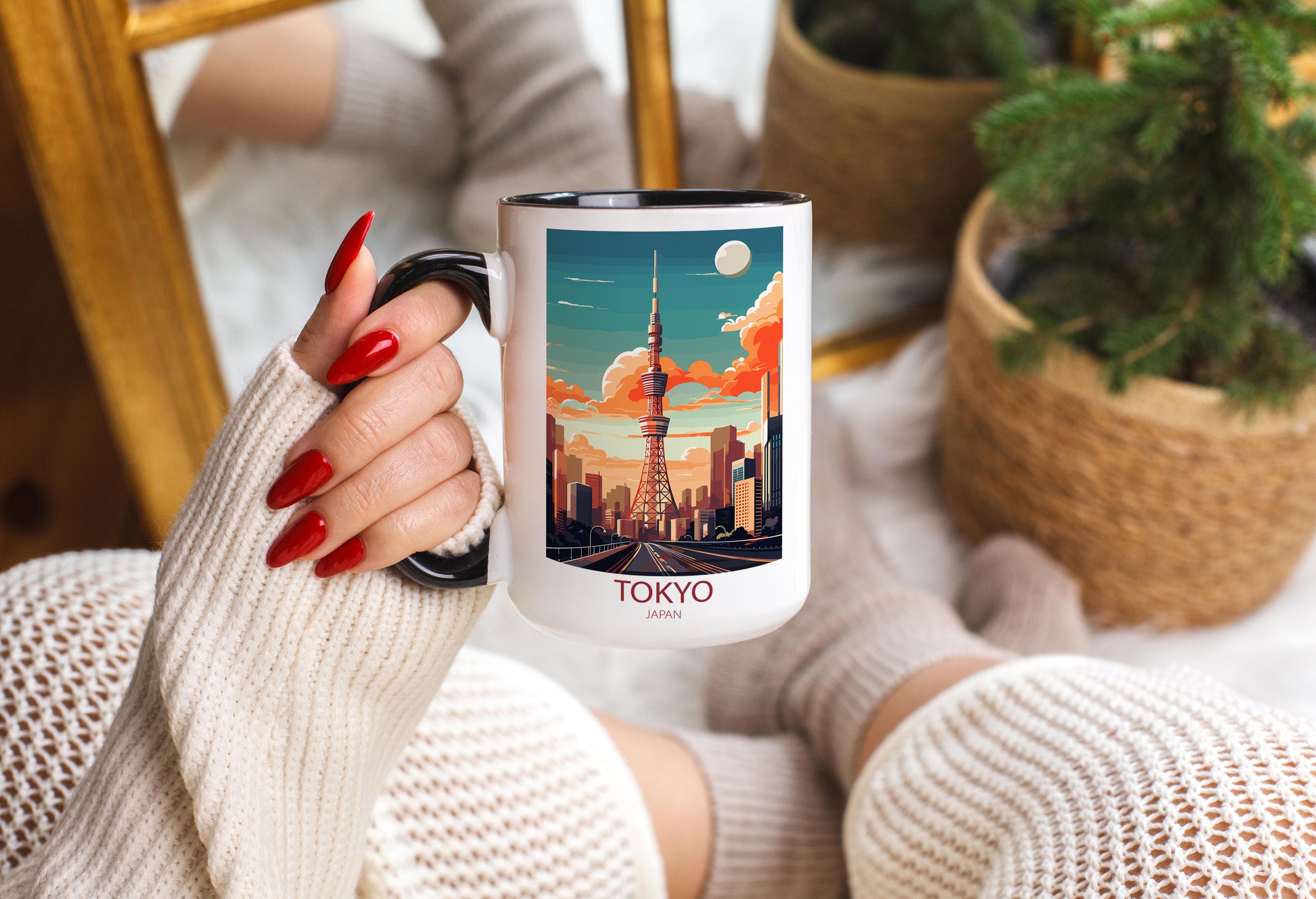 Tokyo Japan Beautiful Tourist Hotspots Mug