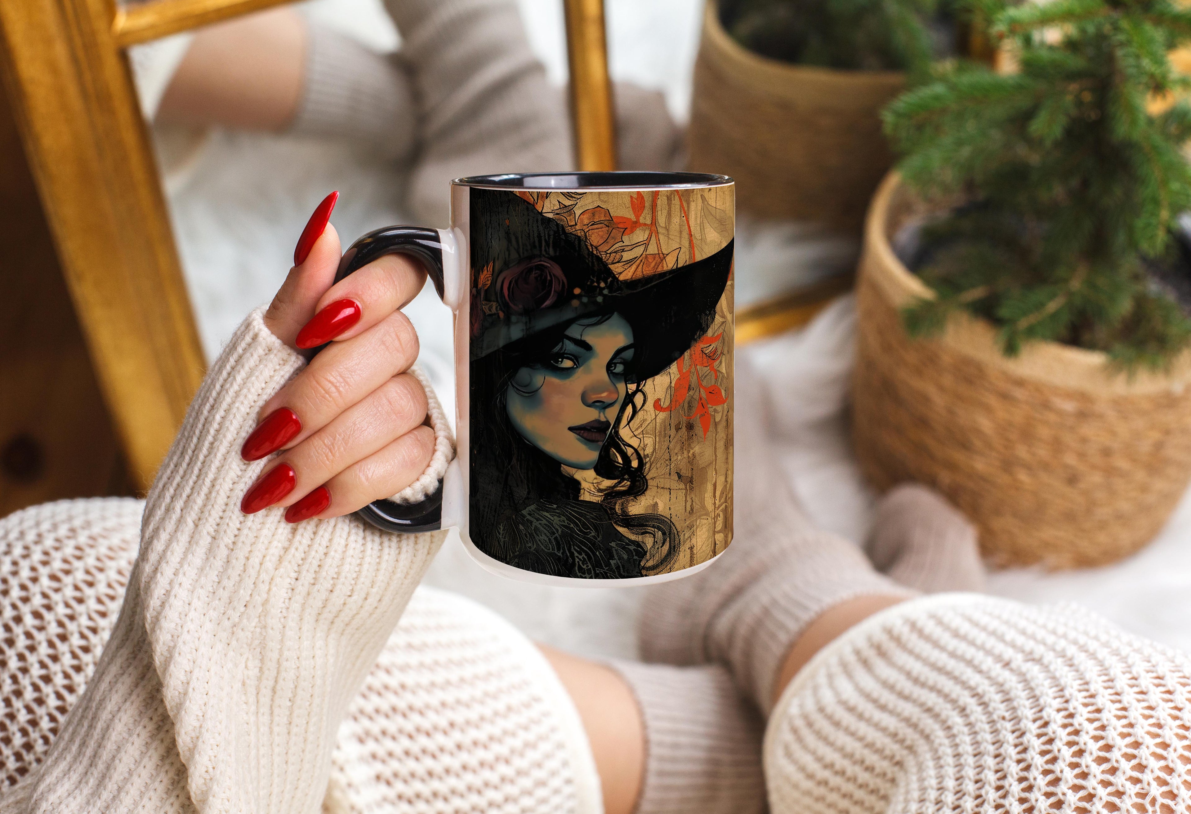 Beautiful Witch - Halloween Mug
