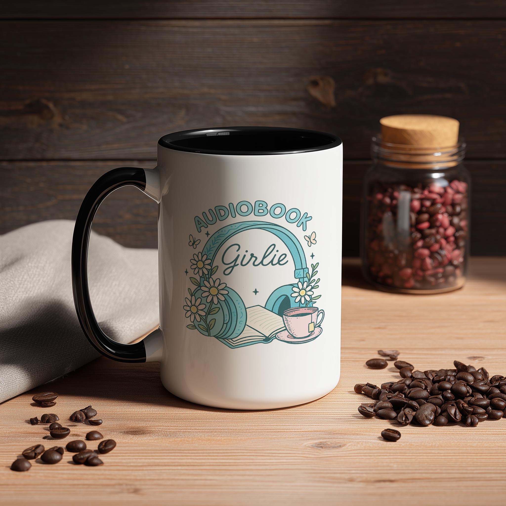 Audiobook Girlie - Hoobies and Interests Mug