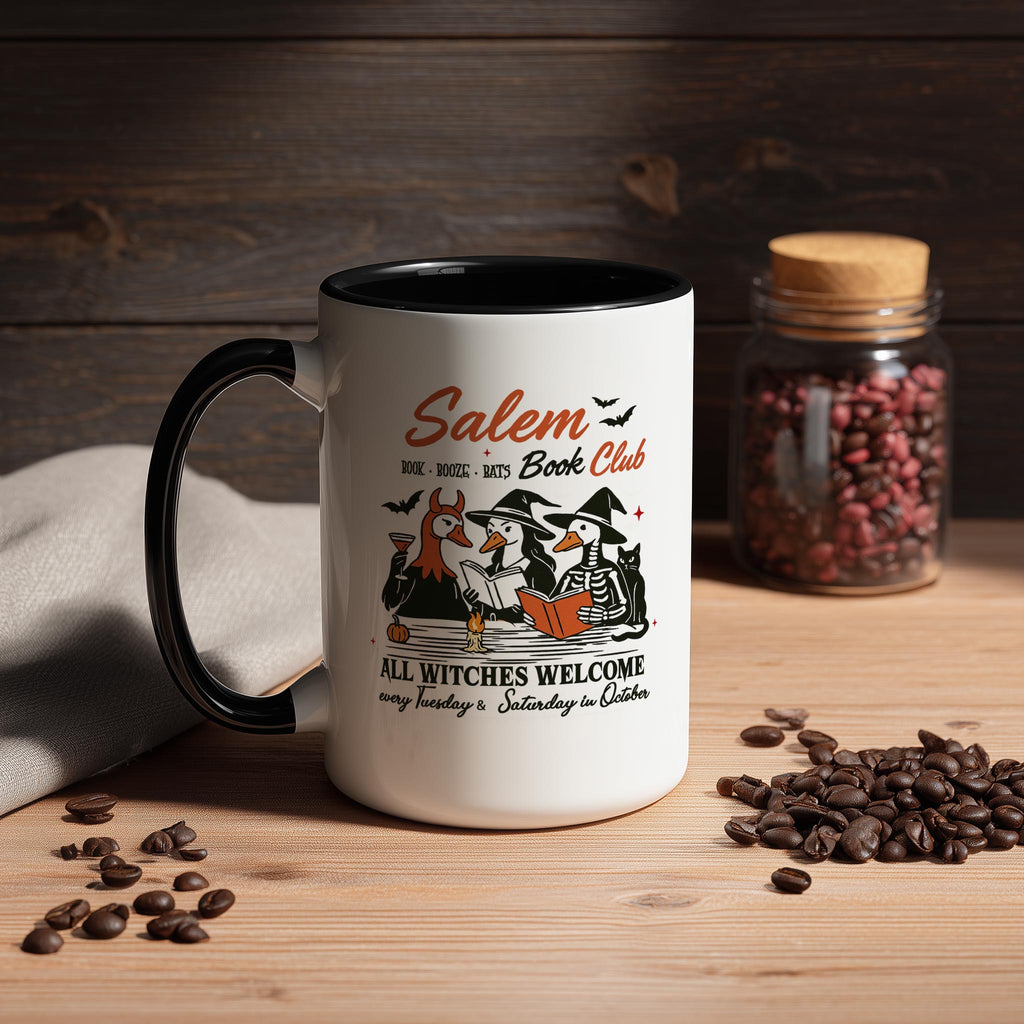Salem Book Club - All Witches Welcome - Halloween Mug
