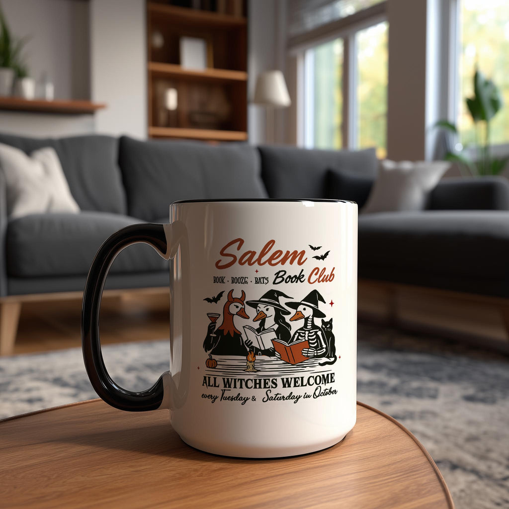 Salem Book Club - All Witches Welcome - Halloween Mug