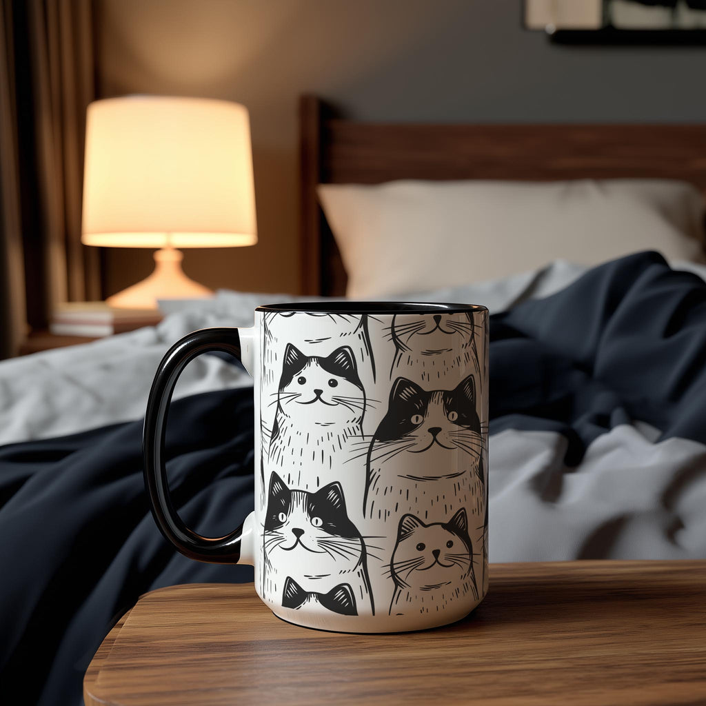Chonky Cat Pattern - Pet Lovers Mug
