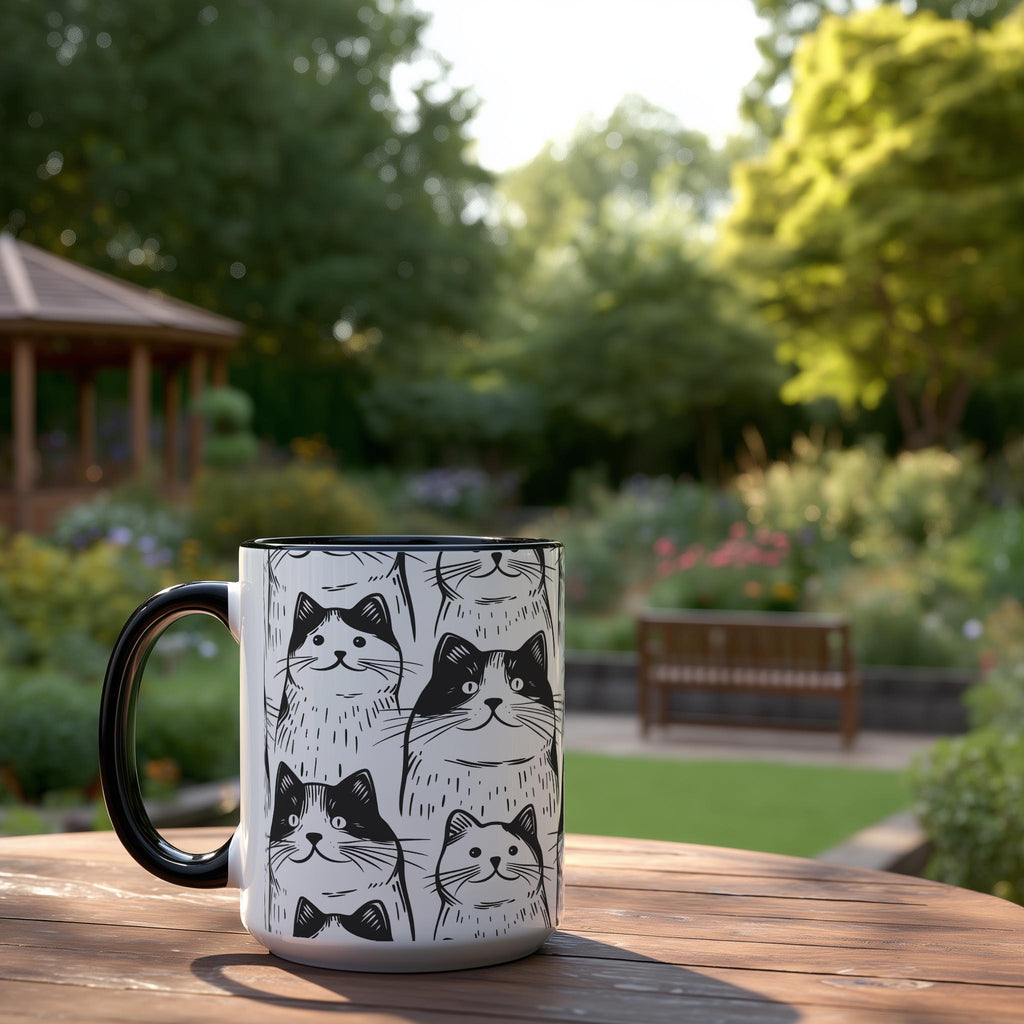 Chonky Cat Pattern - Pet Lovers Mug