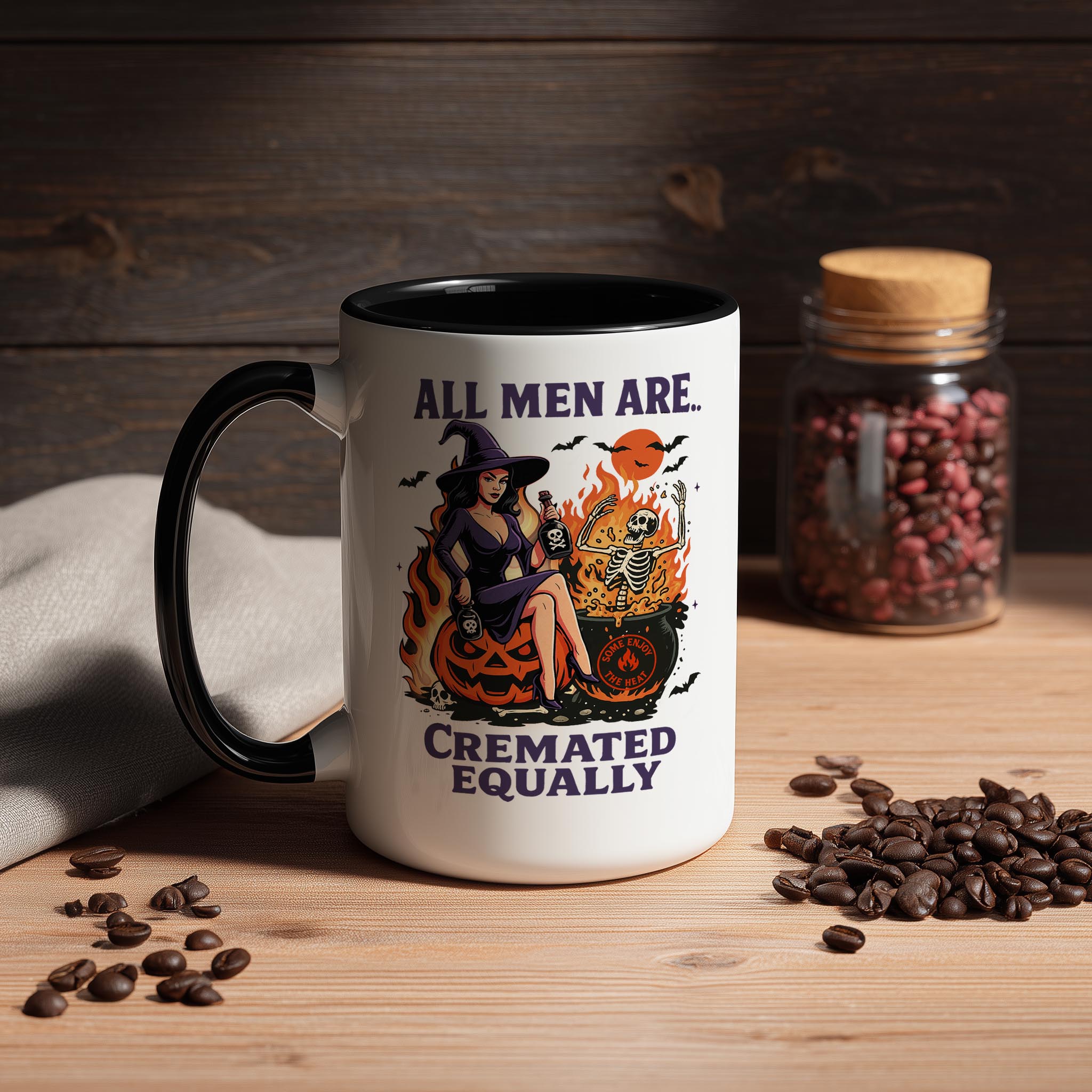 All Men are Cremated Equally - Halloween Mug