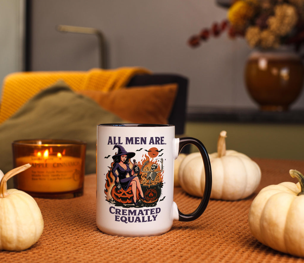 All Men are Cremated Equally - Halloween Mug