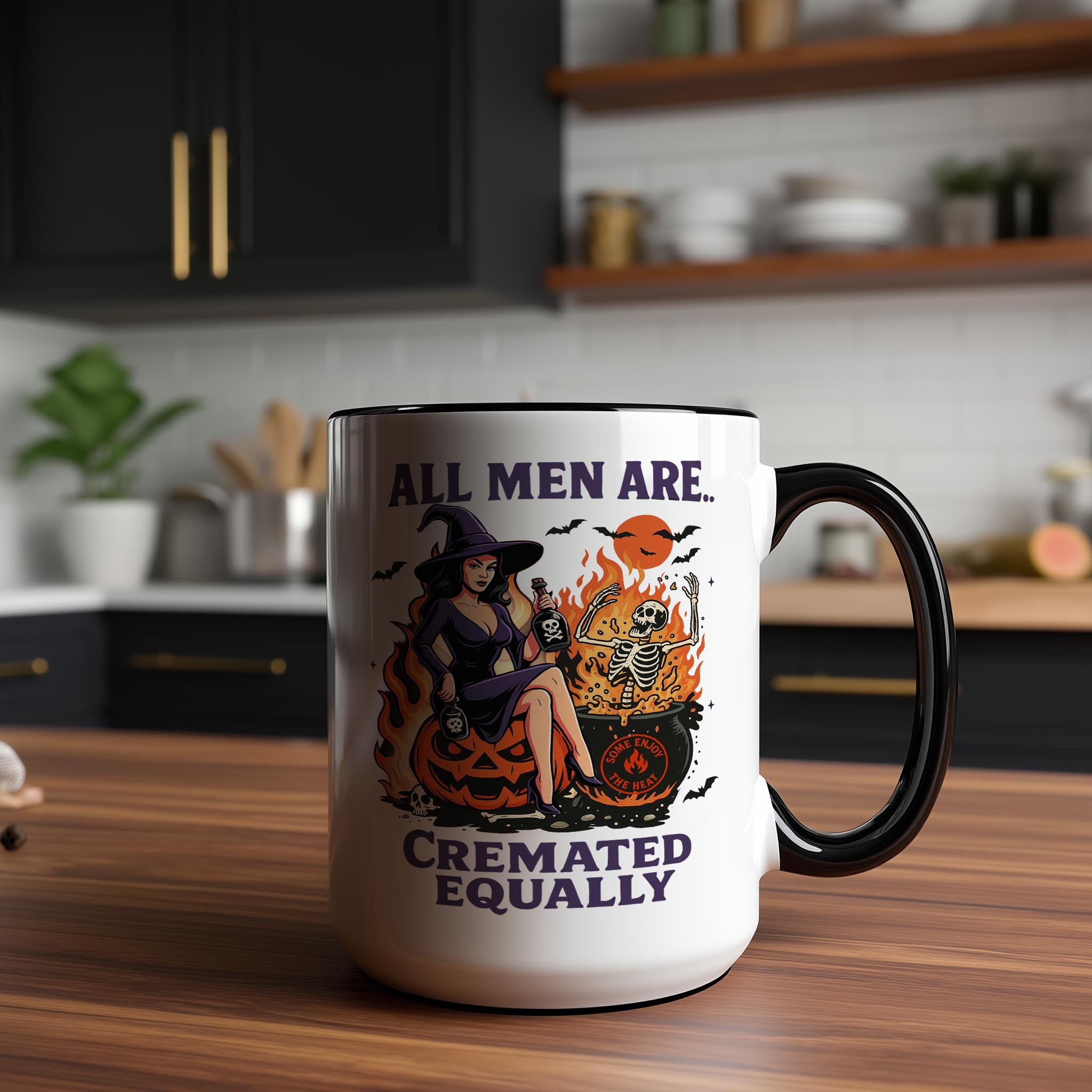 All Men are Cremated Equally - Halloween Mug