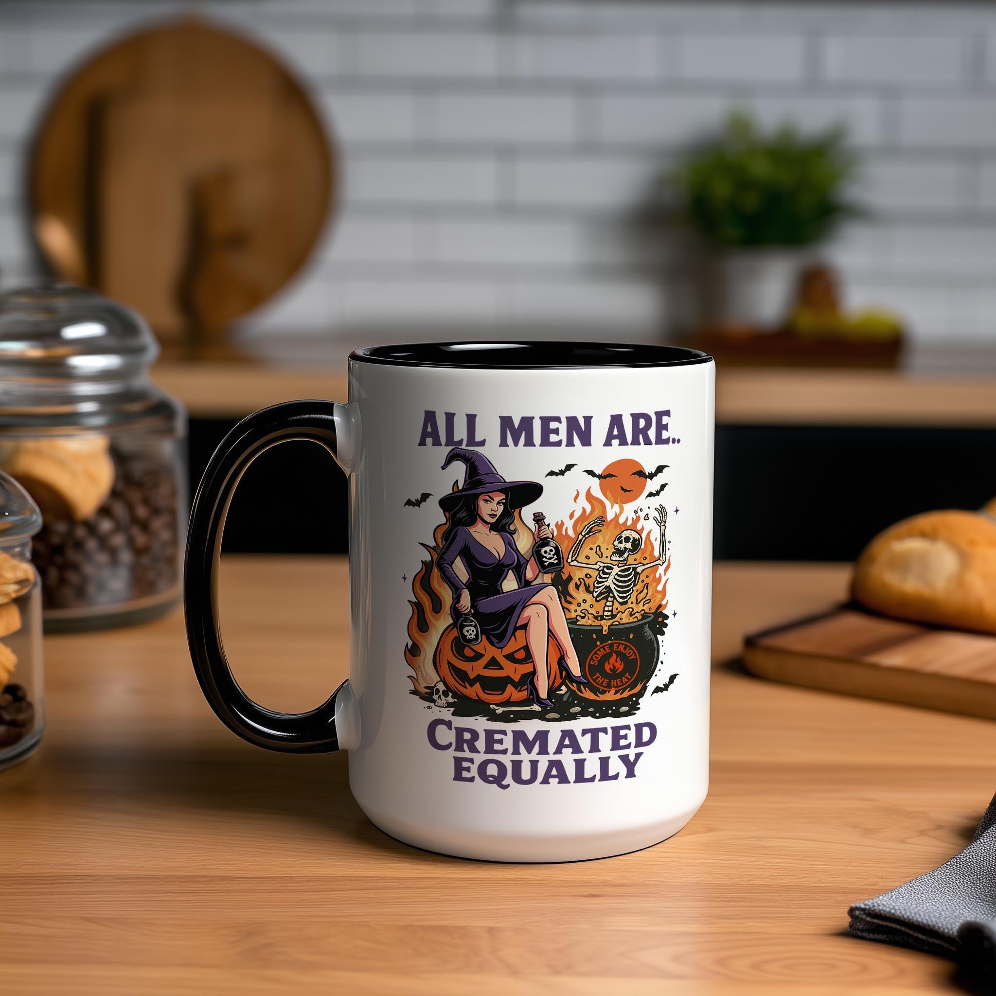All Men are Cremated Equally - Halloween Mug
