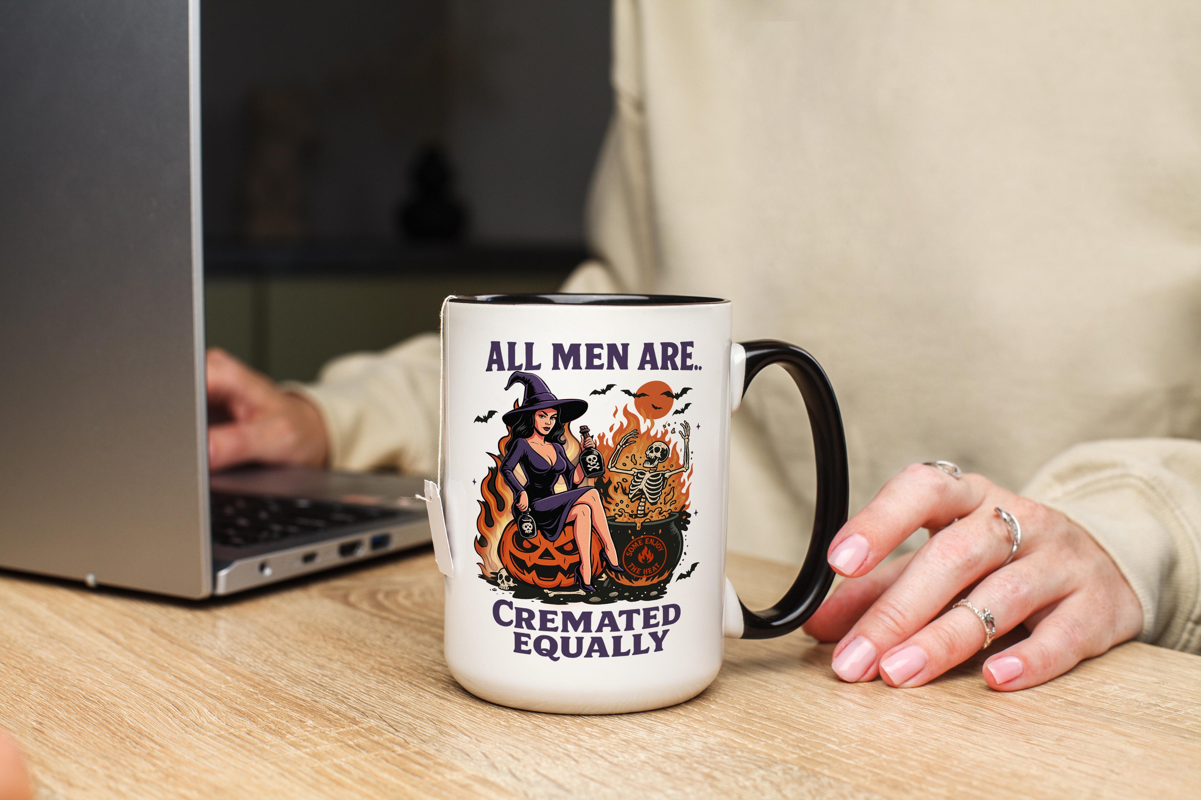 All Men are Cremated Equally - Halloween Mug