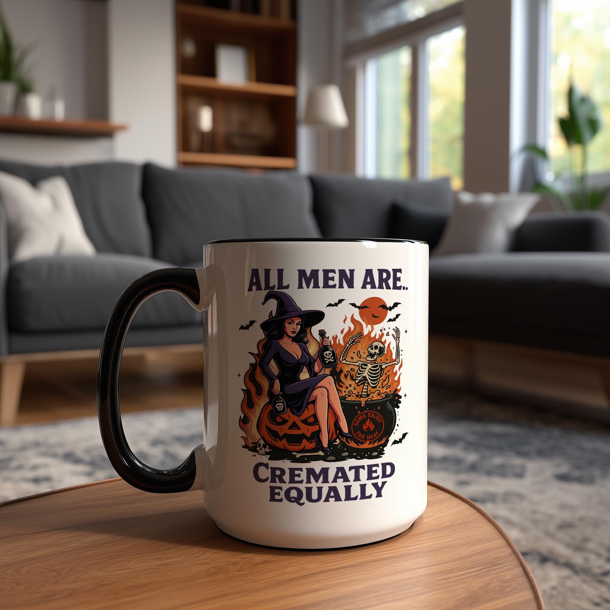 All Men are Cremated Equally - Halloween Mug