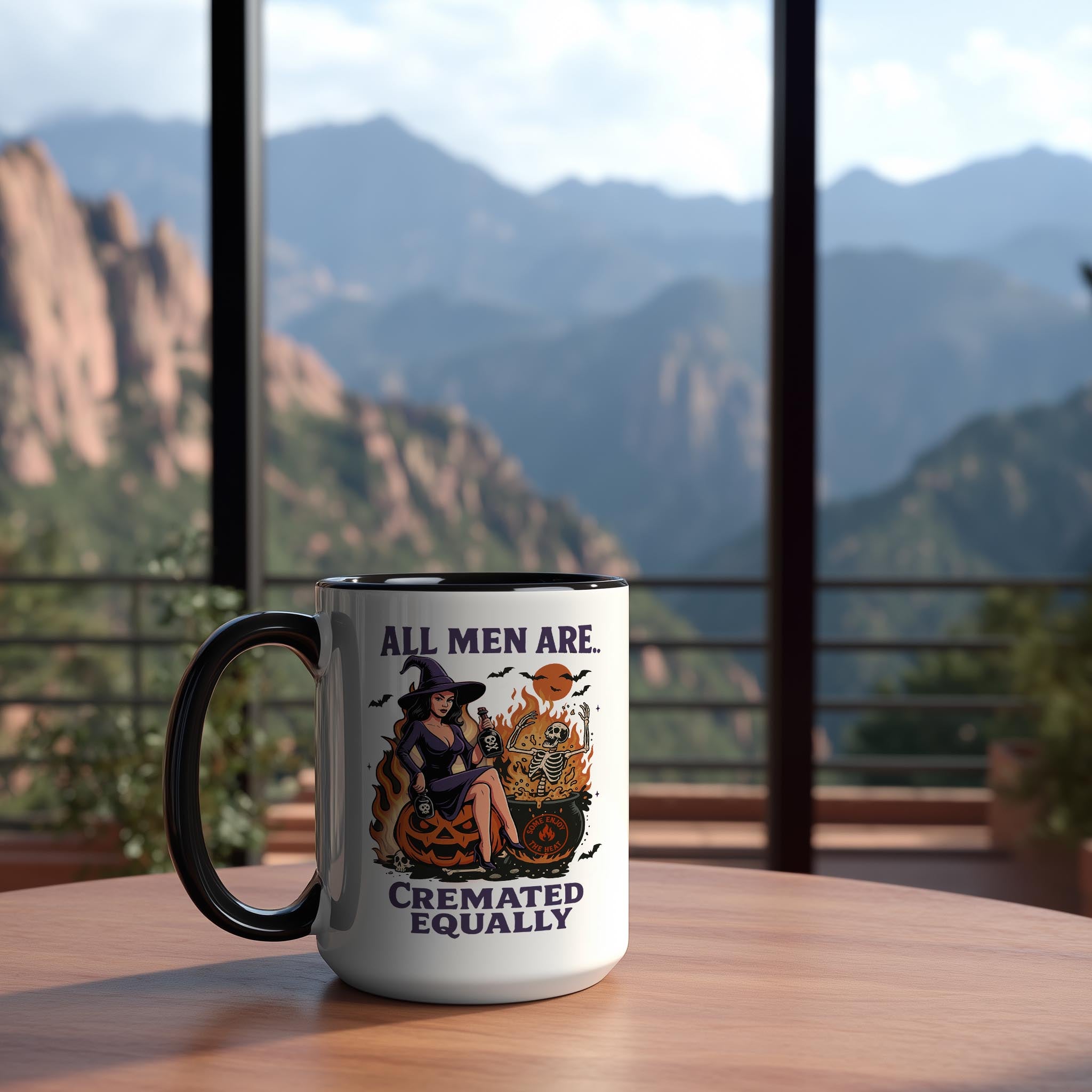 All Men are Cremated Equally - Halloween Mug