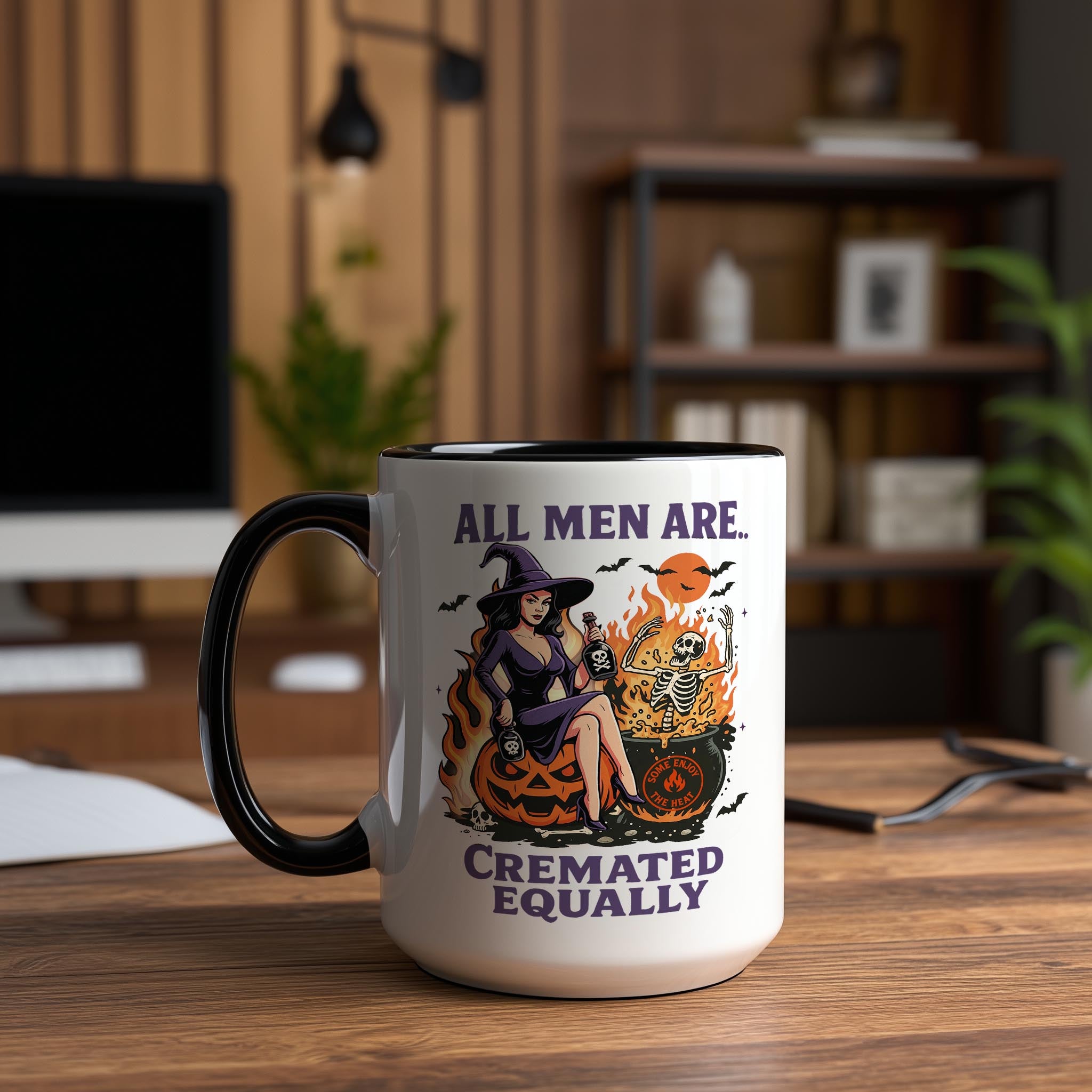 All Men are Cremated Equally - Halloween Mug
